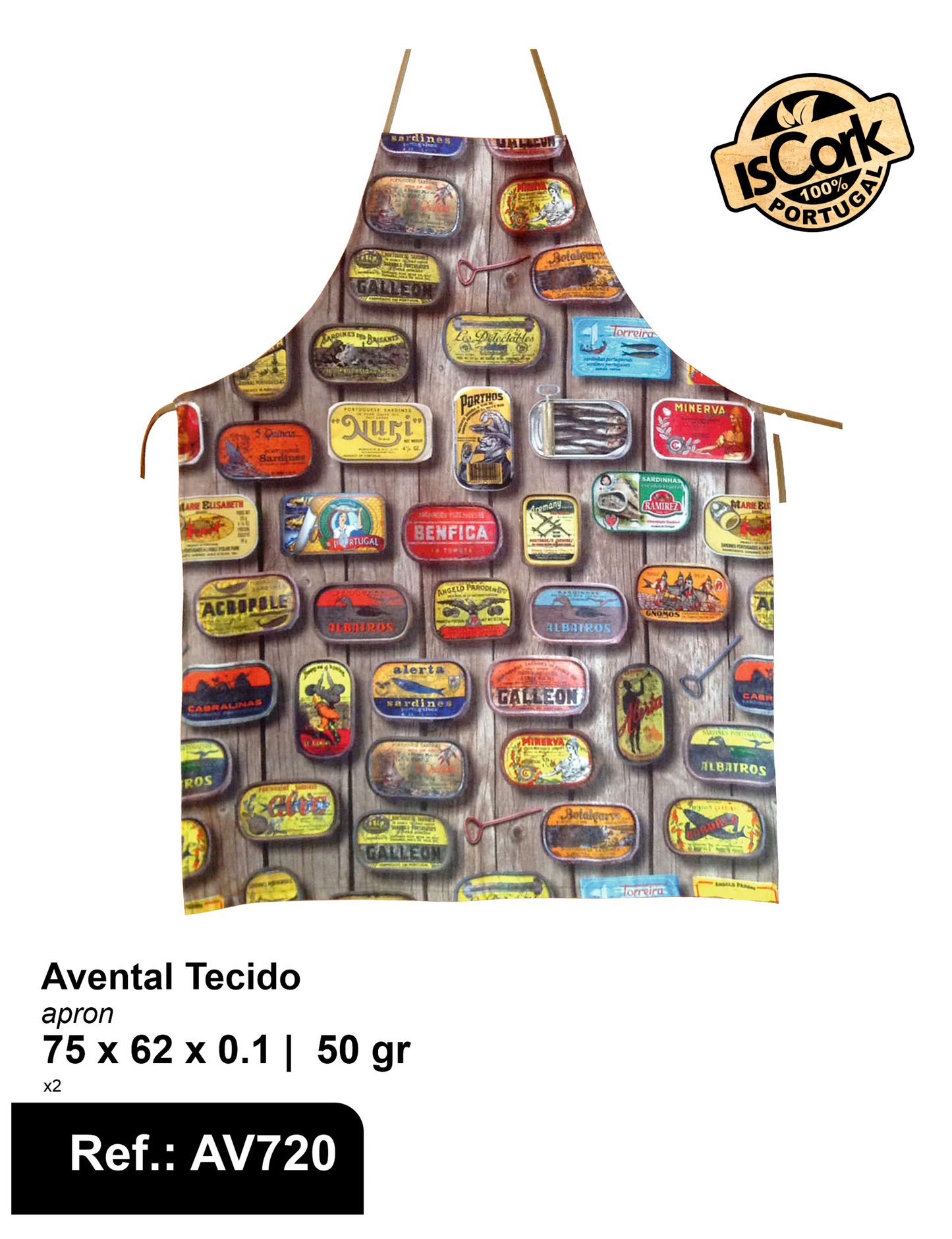 Avental Tecido c/ Padrões