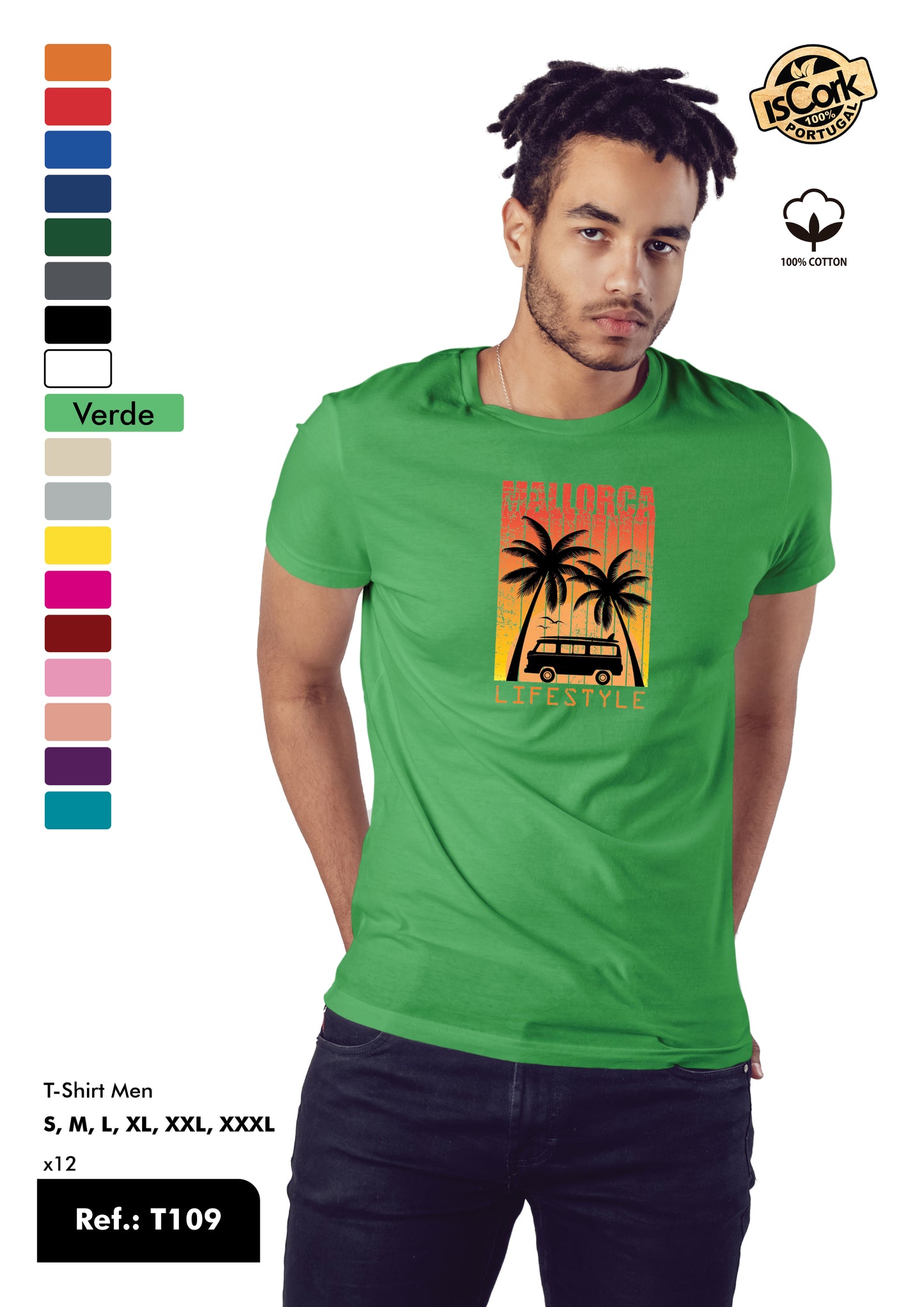 T-Shirt Adulto - Ref. T109 - Mallorca