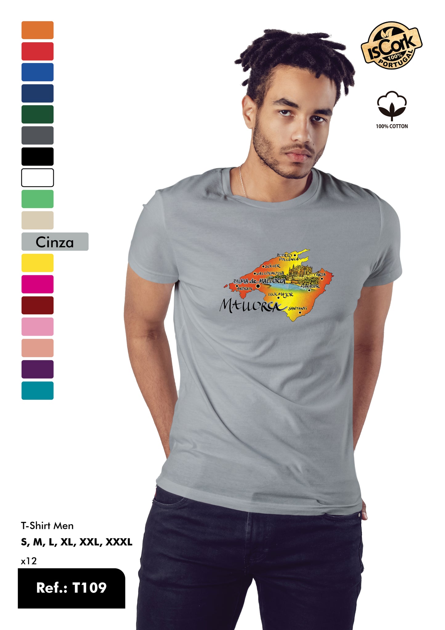 T-Shirt Adulto - Ref. T109 - Mallorca