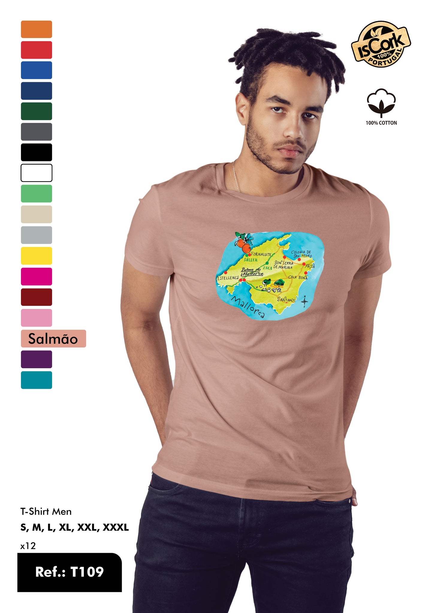 T-Shirt Adulto - Ref. T109 - Mallorca