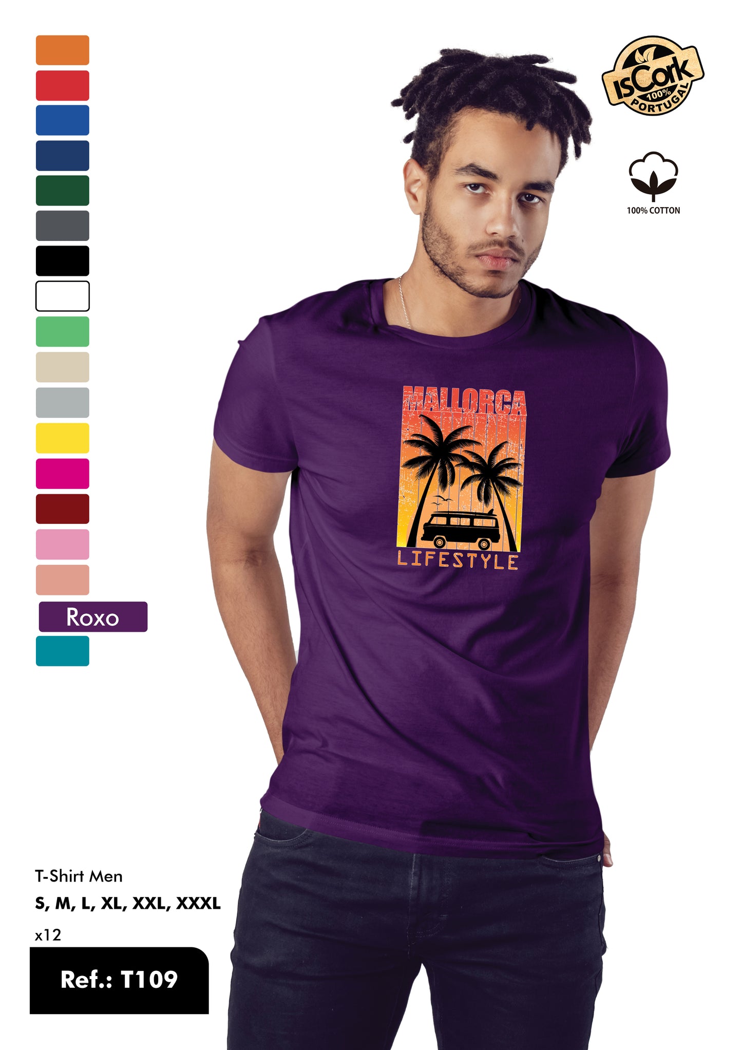T-Shirt Adulto - Ref. T109 - Mallorca