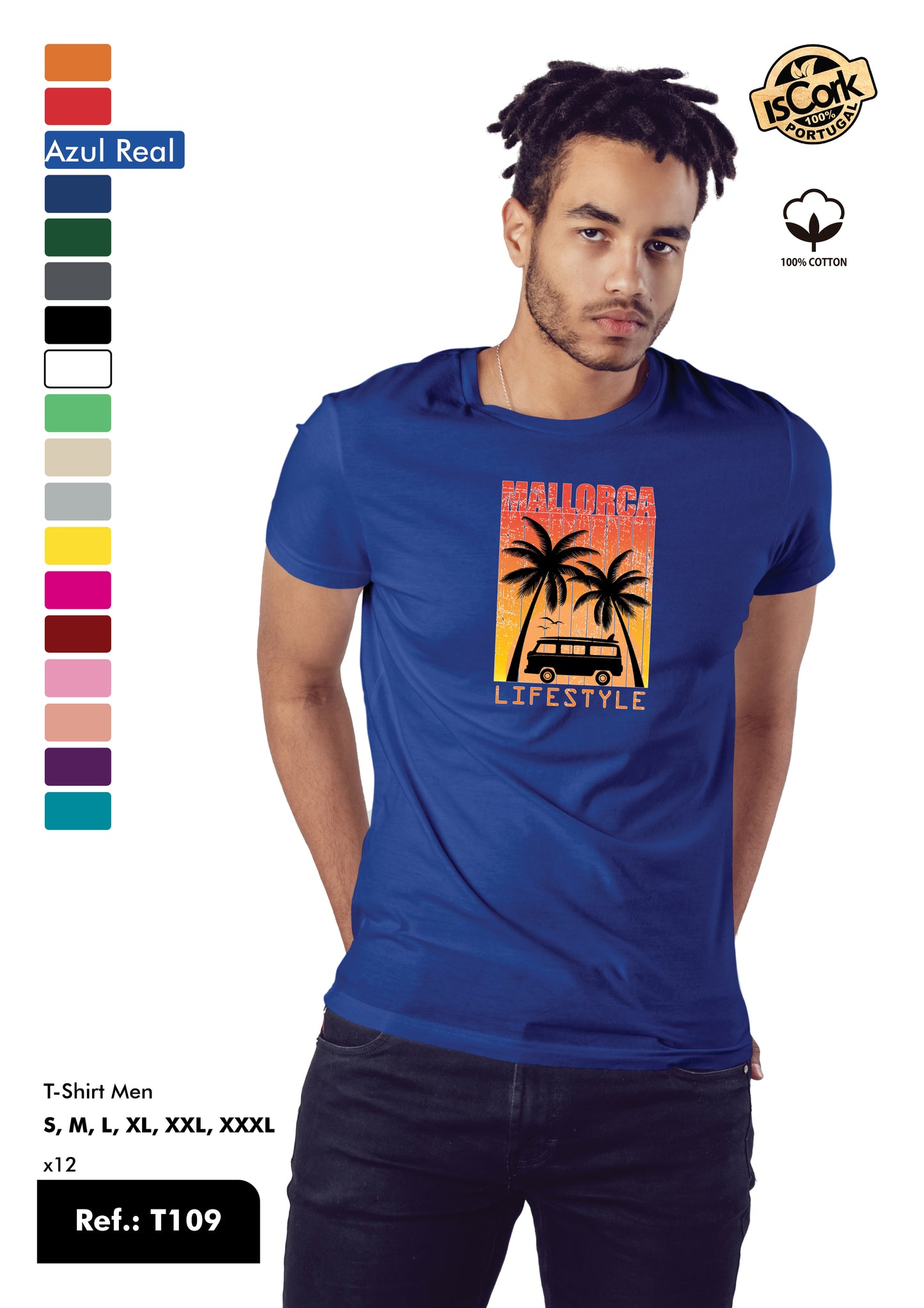 T-Shirt Adulto - Ref. T109 - Mallorca