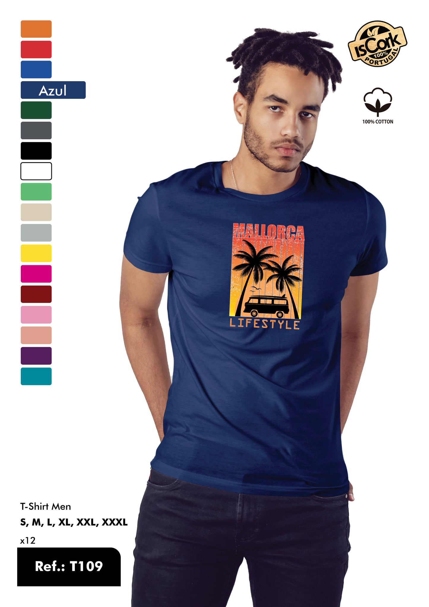 T-Shirt Adulto - Ref. T109 - Mallorca