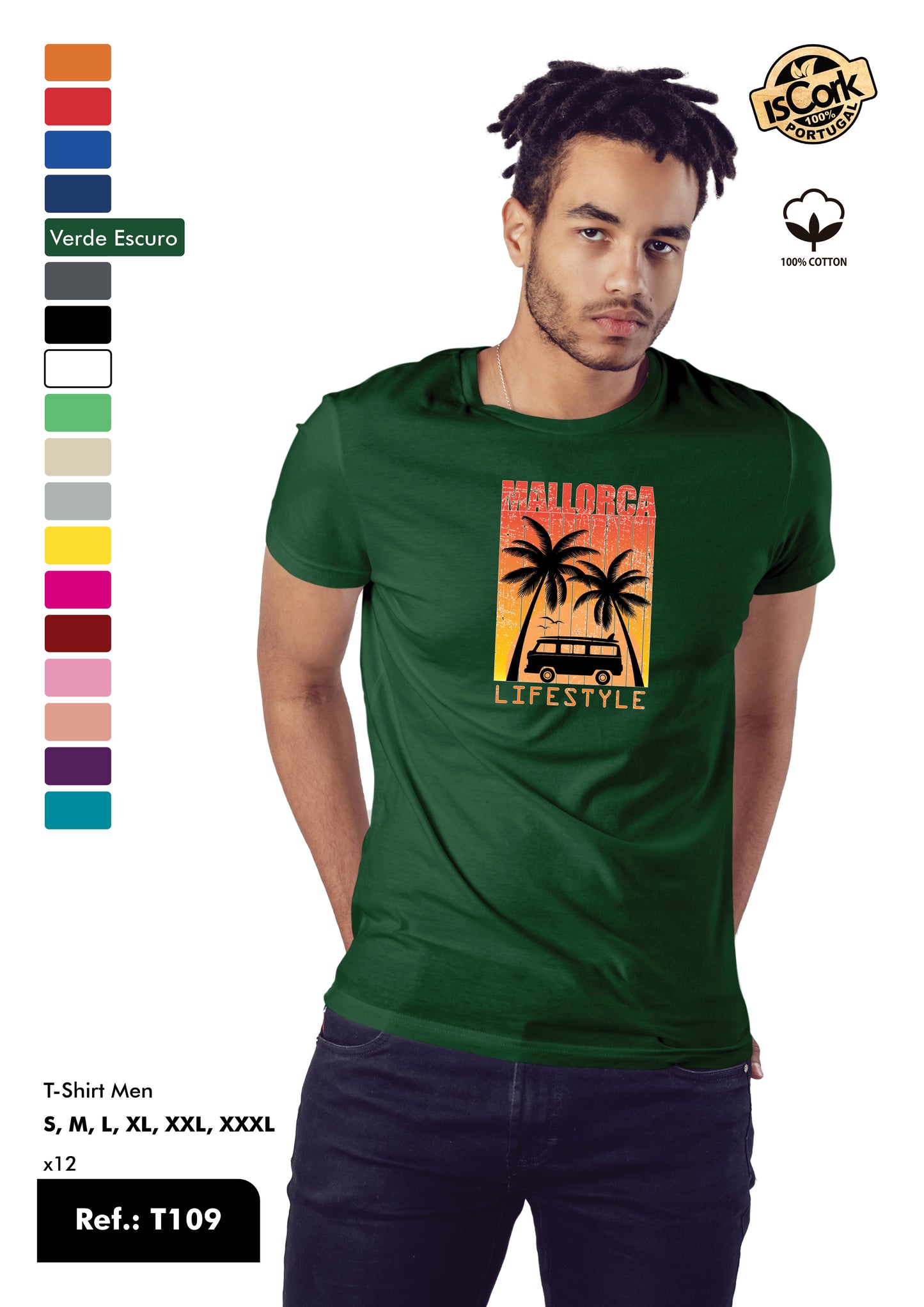 T-Shirt Adulto - Ref. T109 - Mallorca