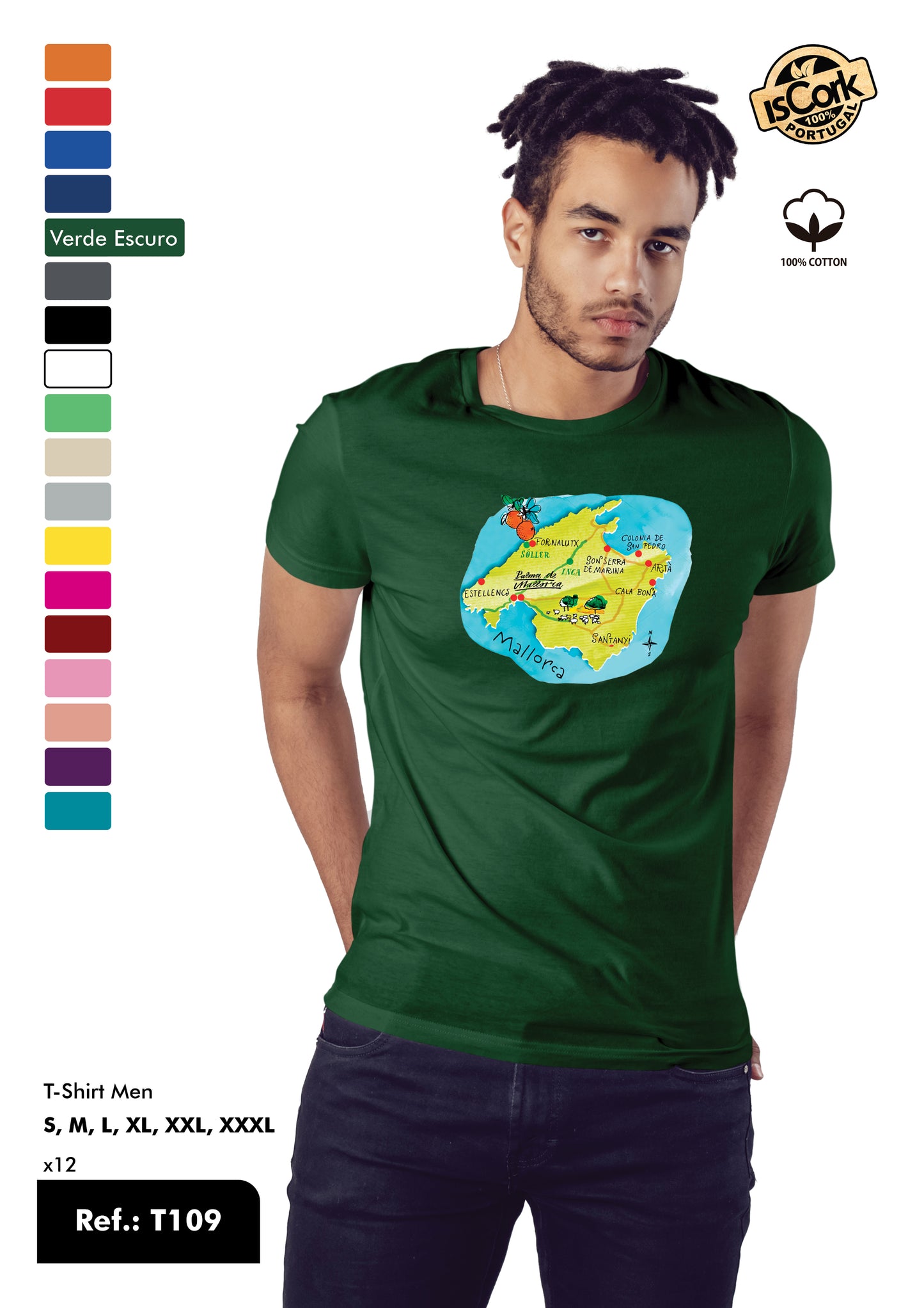 T-Shirt Adulto - Ref. T109 - Mallorca