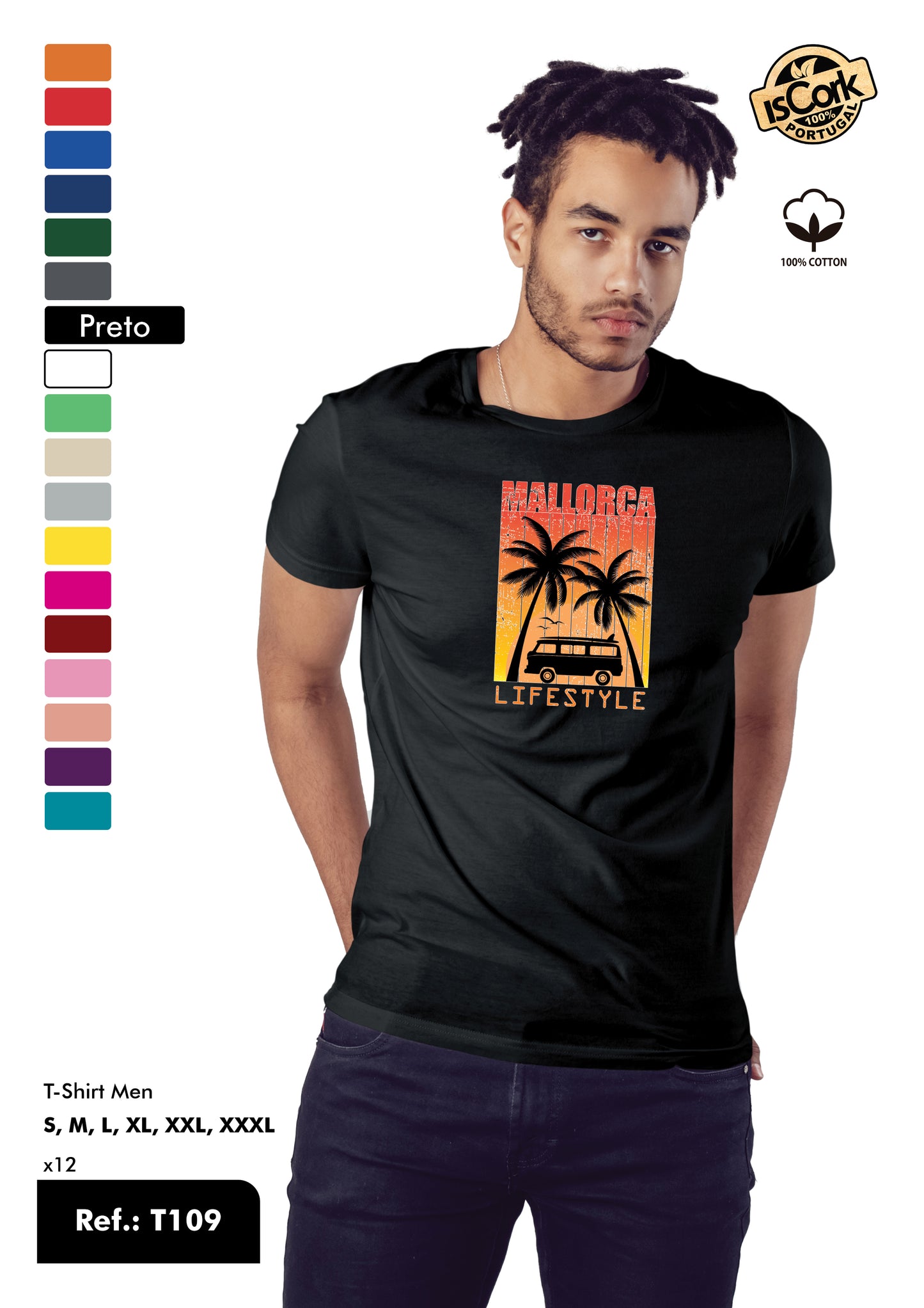 T-Shirt Adulto - Ref. T109 - Mallorca
