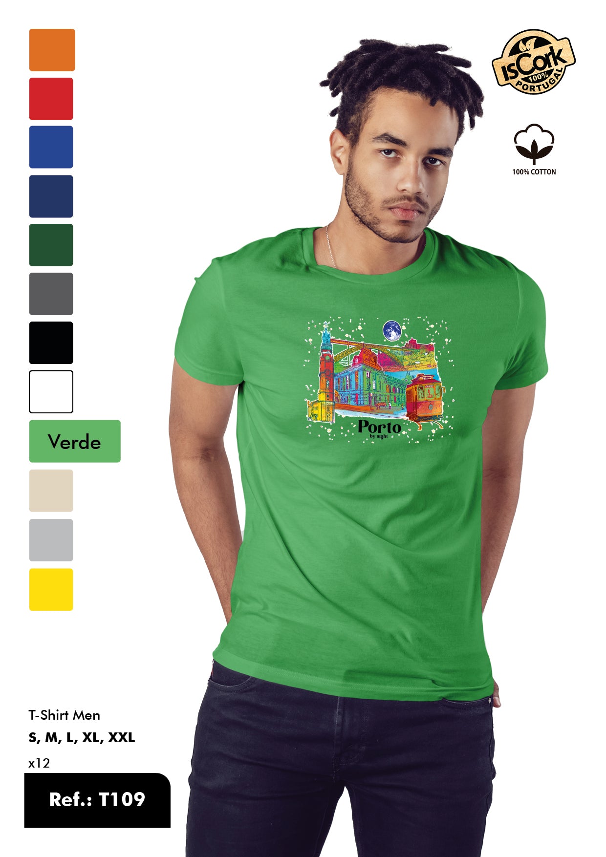 T-Shirt Adulto - Ref. T109 - Porto