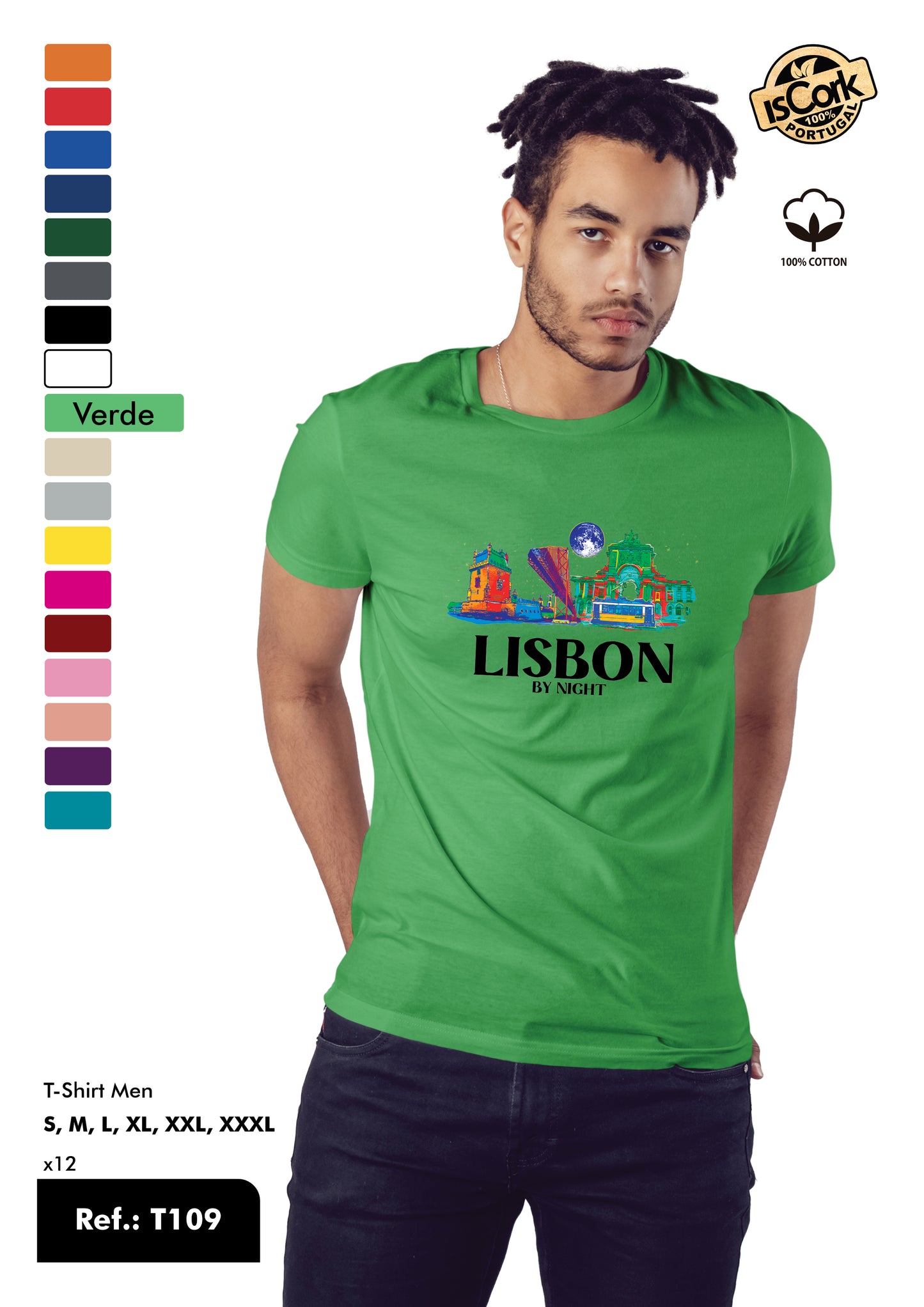 T-Shirt Adulto - Ref. T109 - Lisboa