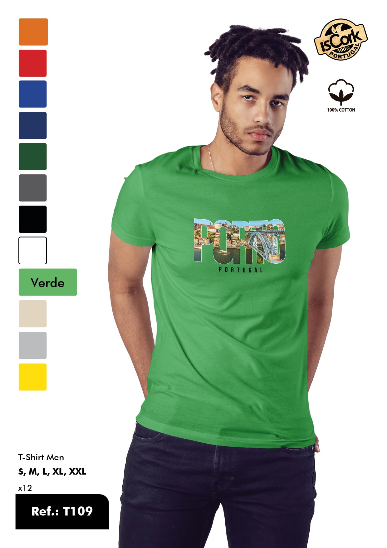 T-Shirt Adulto - Ref. T109 - Porto