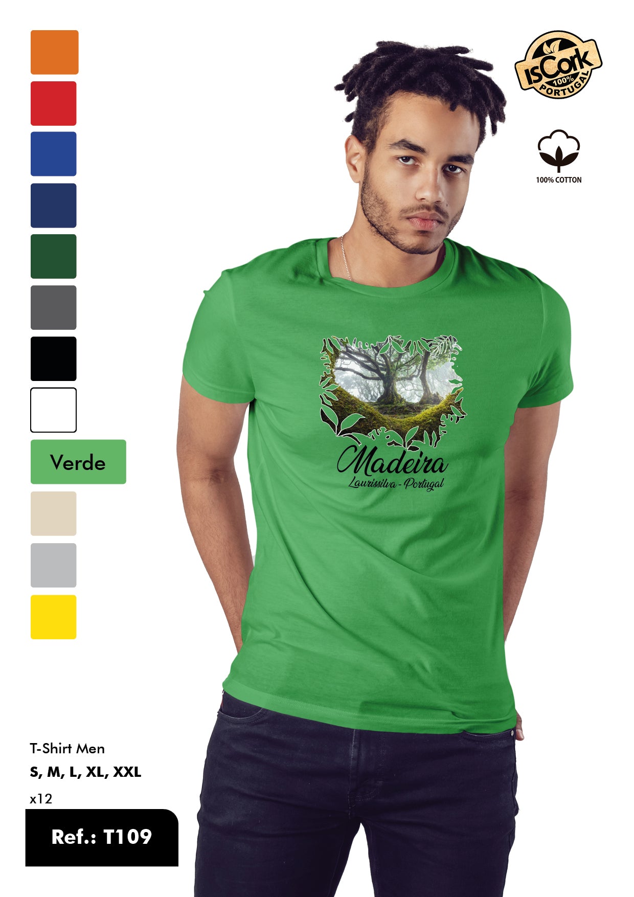 T-Shirt Adulto - Ref. T109 - Madeira
