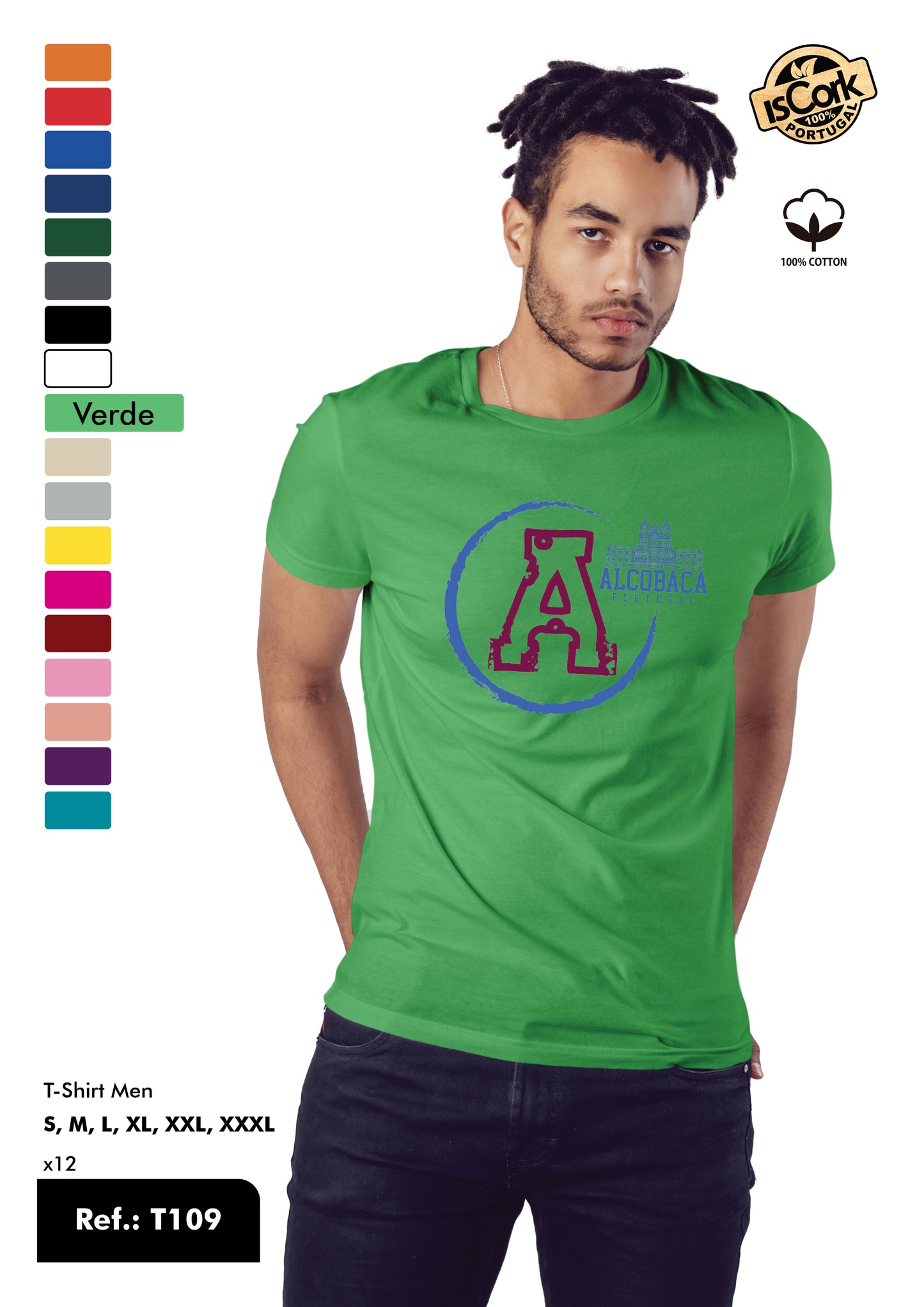 T-Shirt Adulto - Ref. T109 - Alcobaça