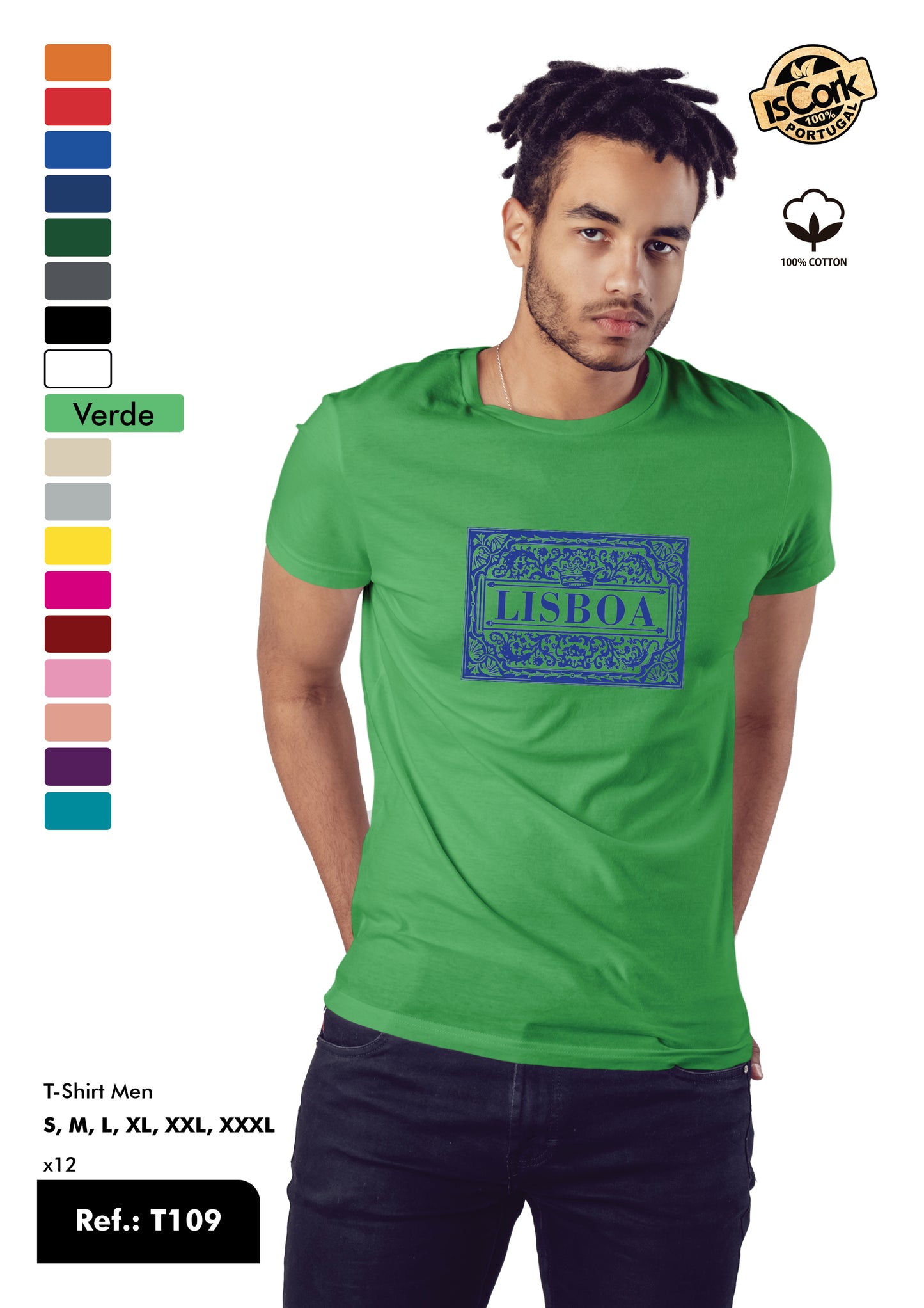 T-Shirt Adulto - Ref. T109 - Lisboa