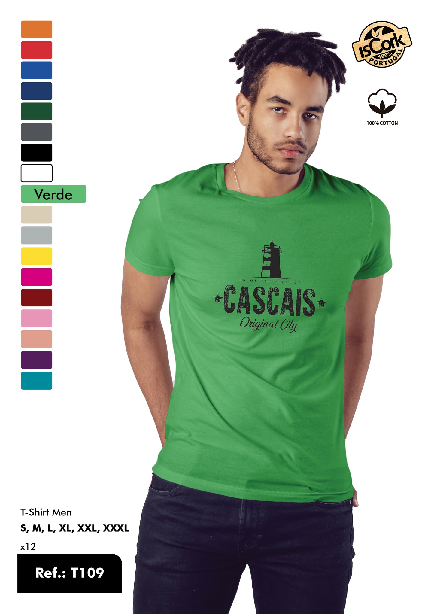 T-Shirt Adulto - Ref. T109 - Cascais