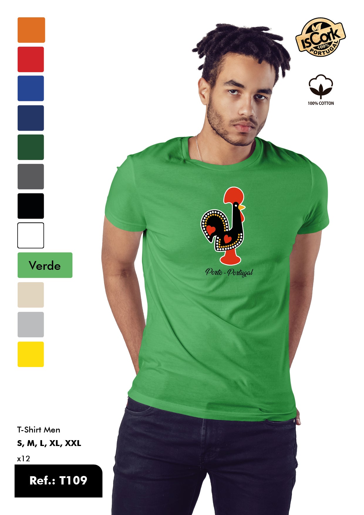 T-Shirt Adulto - Ref. T109 - Porto
