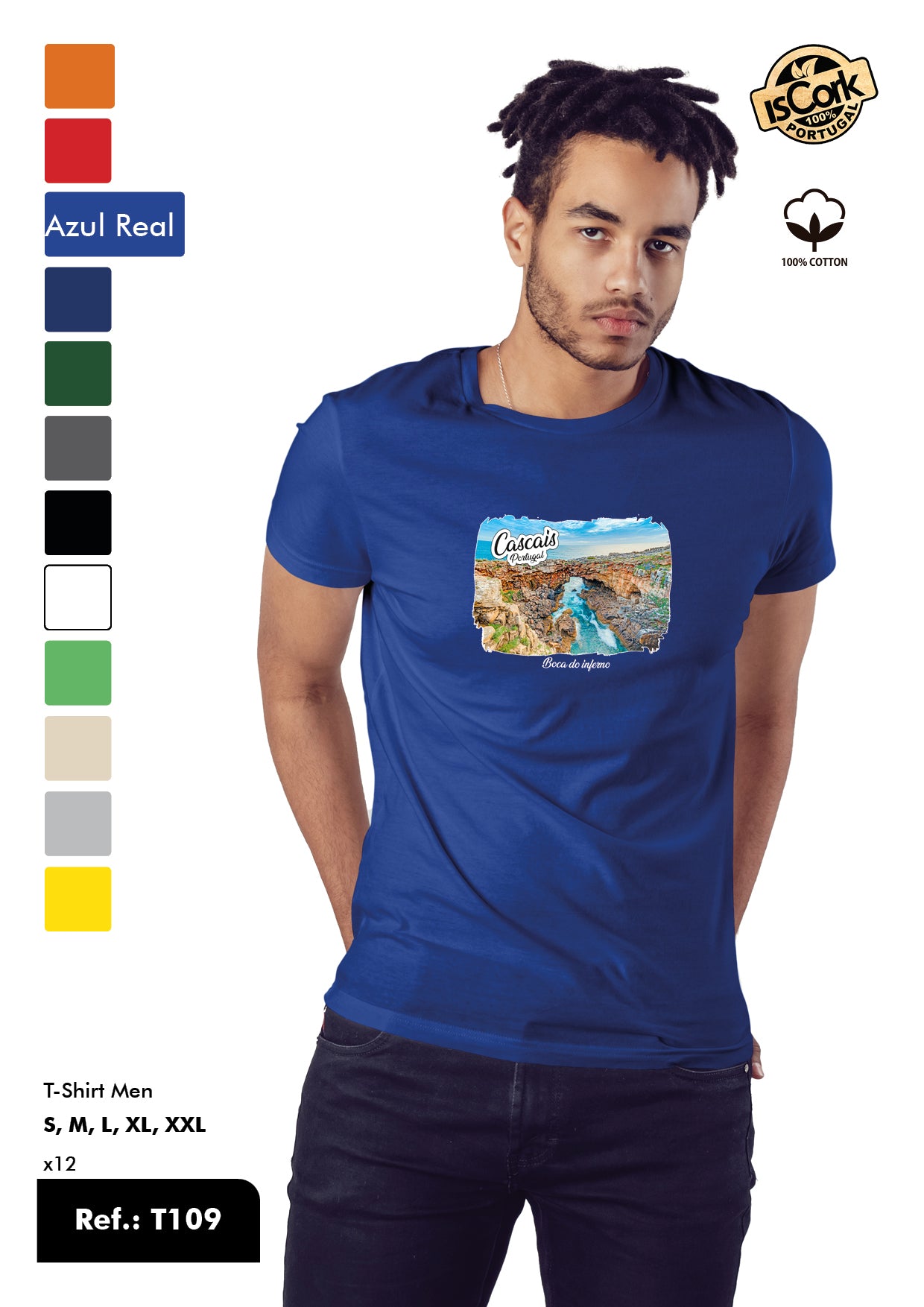 T-Shirt Adulto - Ref. T109 - Cascais