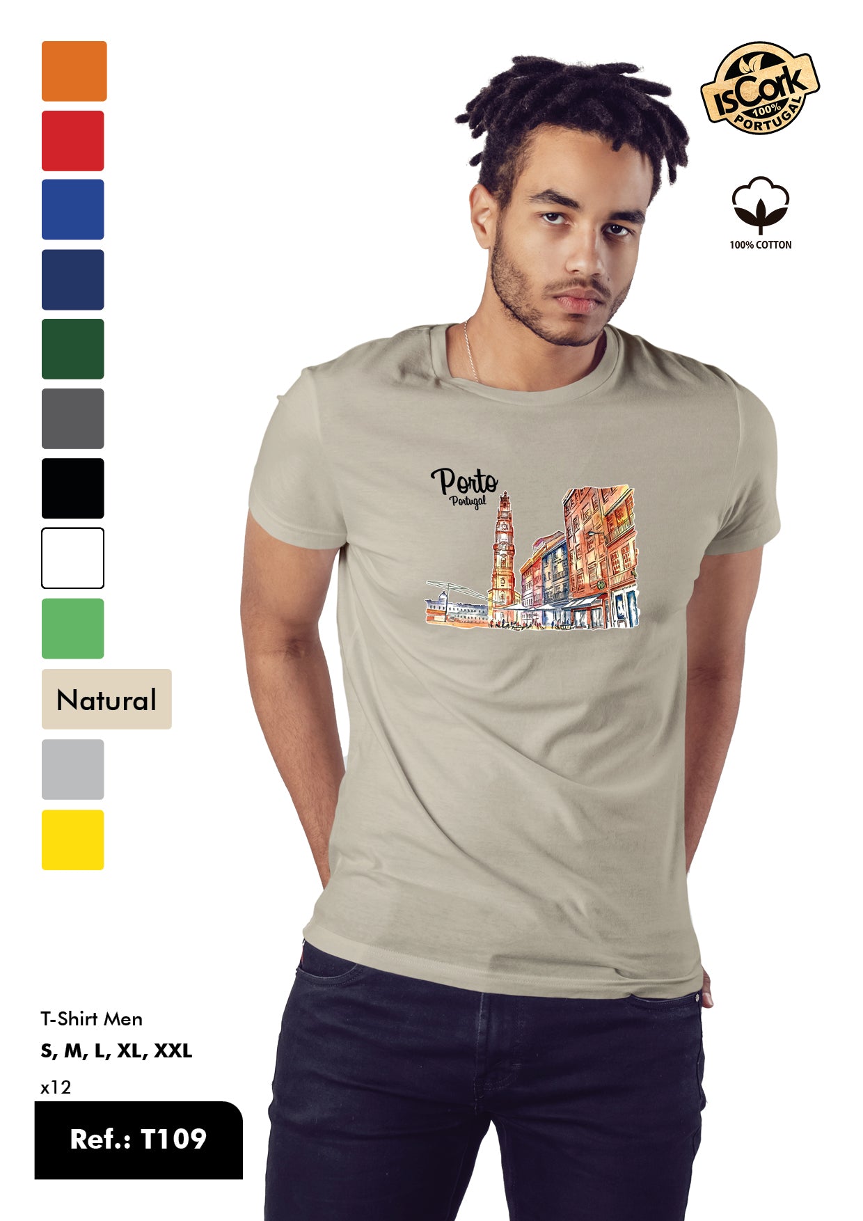 T-Shirt Adulto - Ref. T109 - Porto