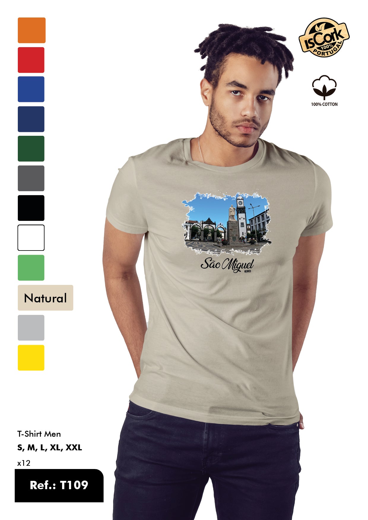 T-Shirt Adulto - Ref. T109 - São Miguel
