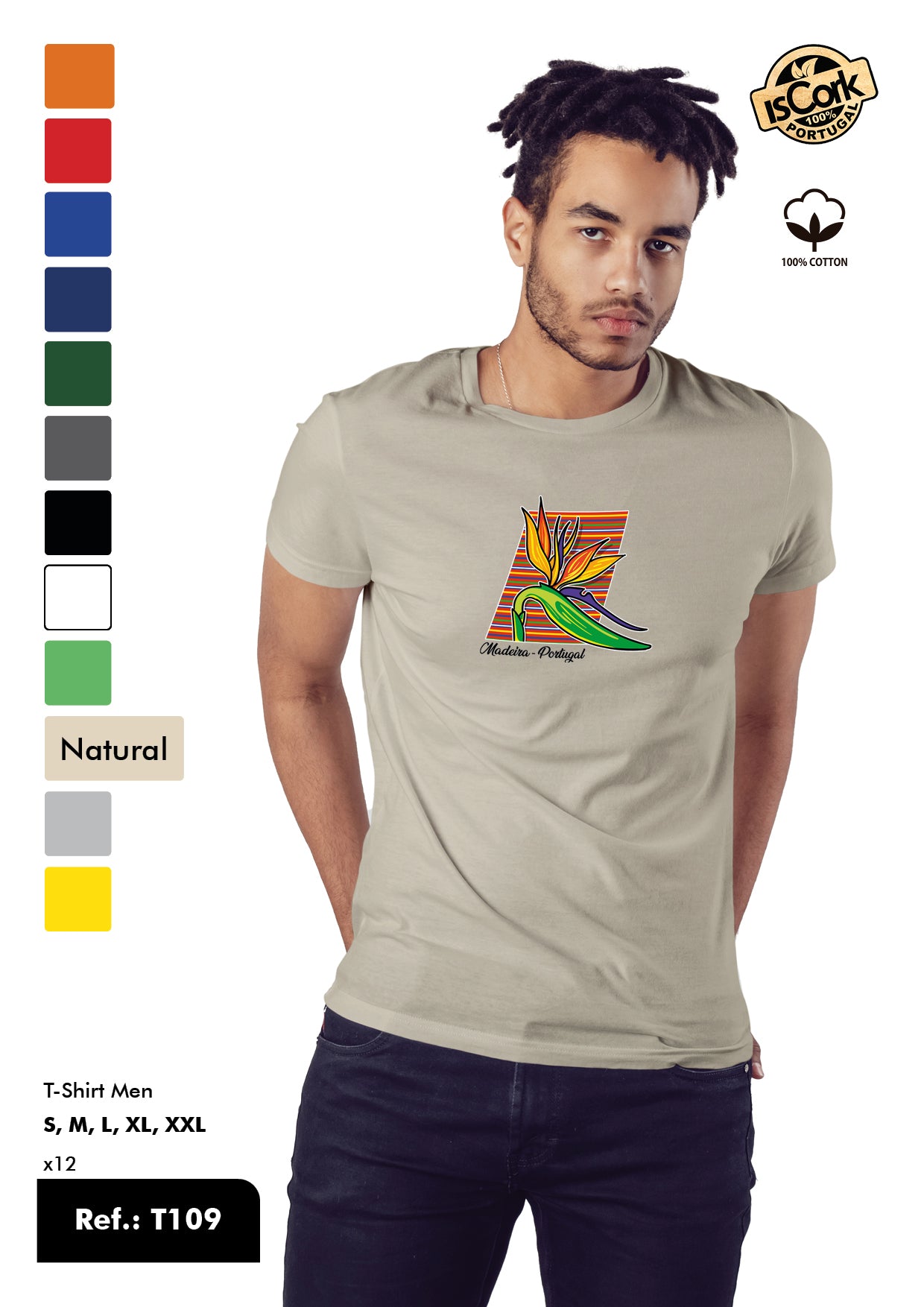 T-Shirt Adulto - Ref. T109 - Madeira