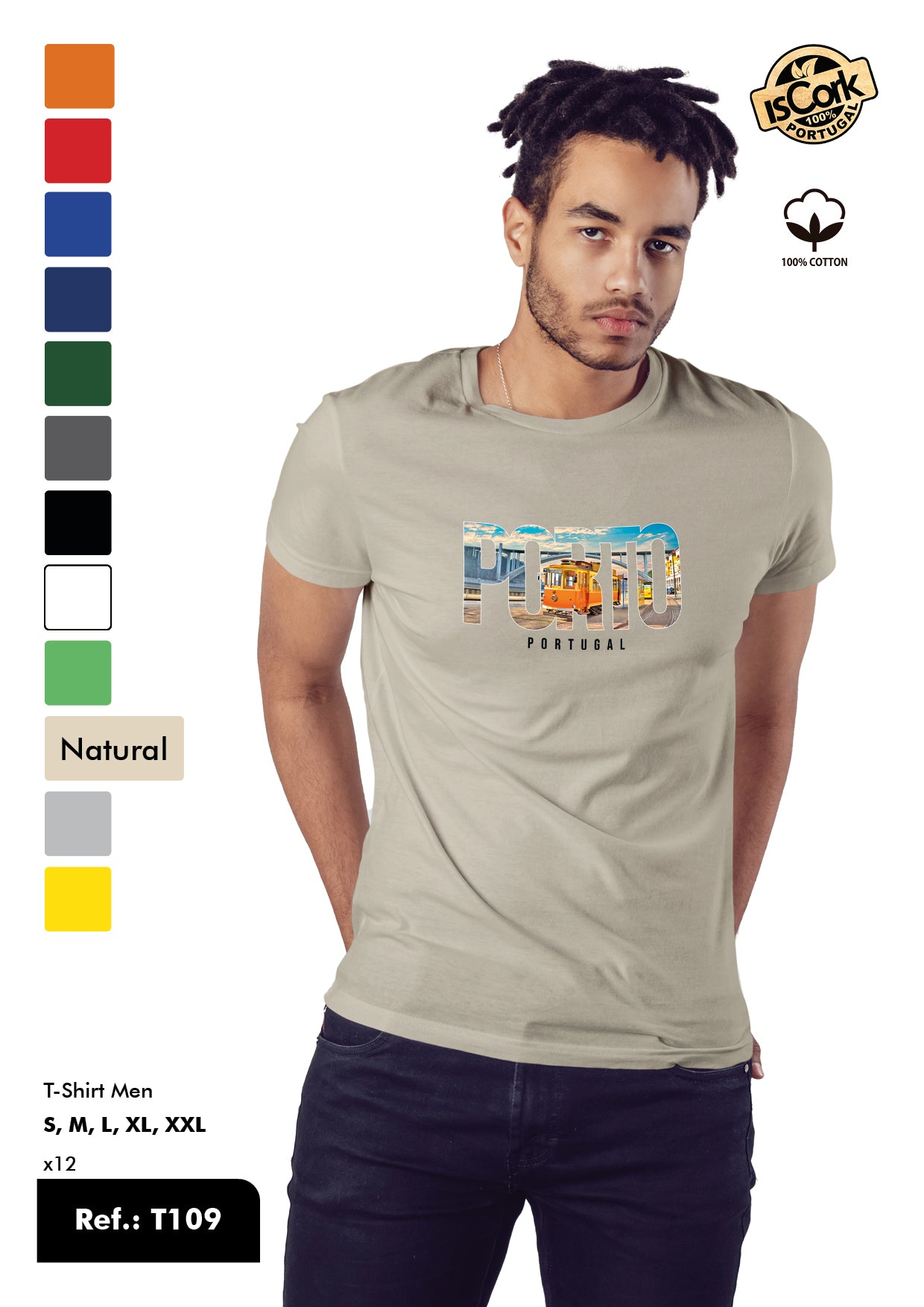 T-Shirt Adulto - Ref. T109 - Porto