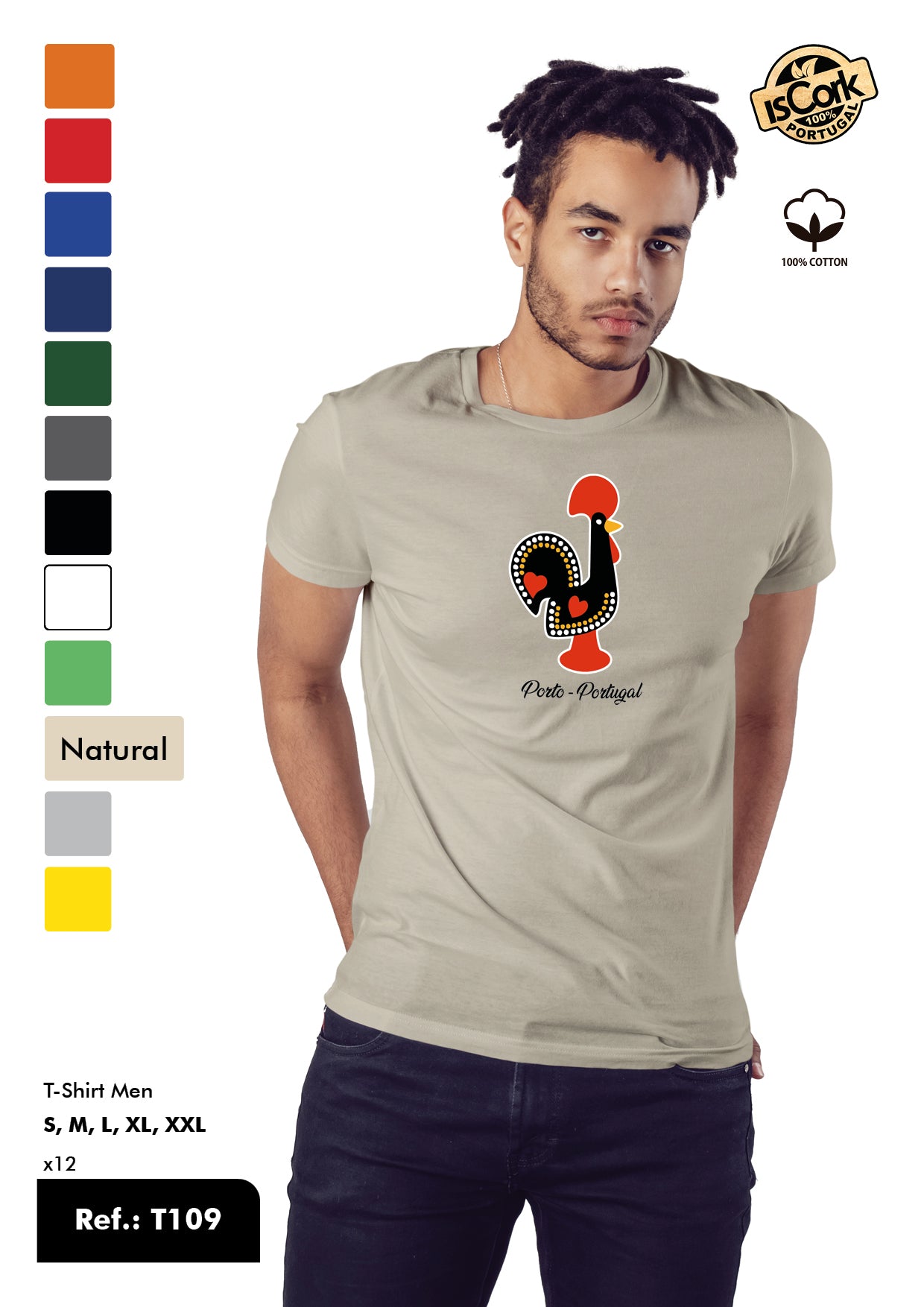 T-Shirt Adulto - Ref. T109 - Porto