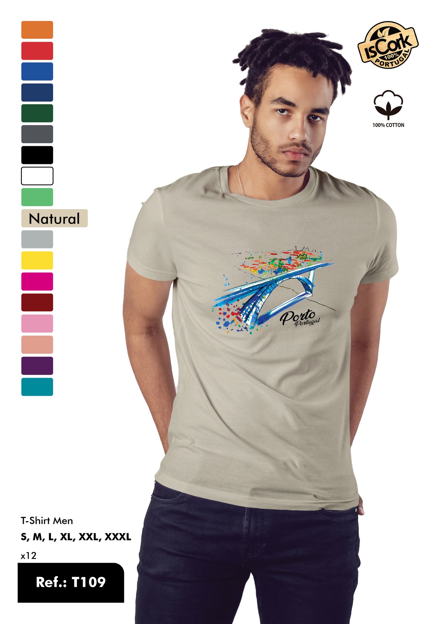 T-Shirt Adulto - Ref. T109 - Porto