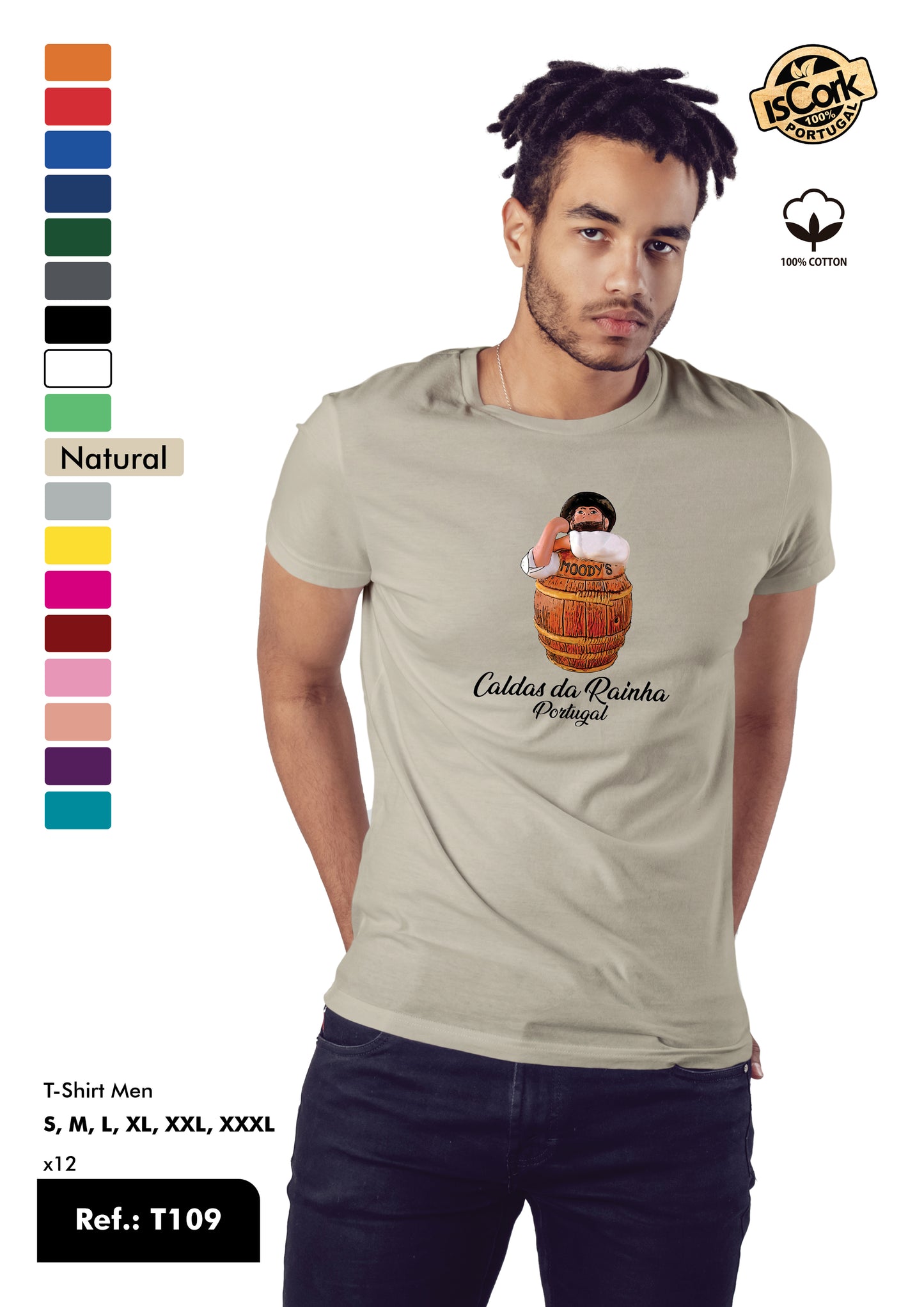 T-Shirt Adulto - Ref. T109 - Caldas da Rainha