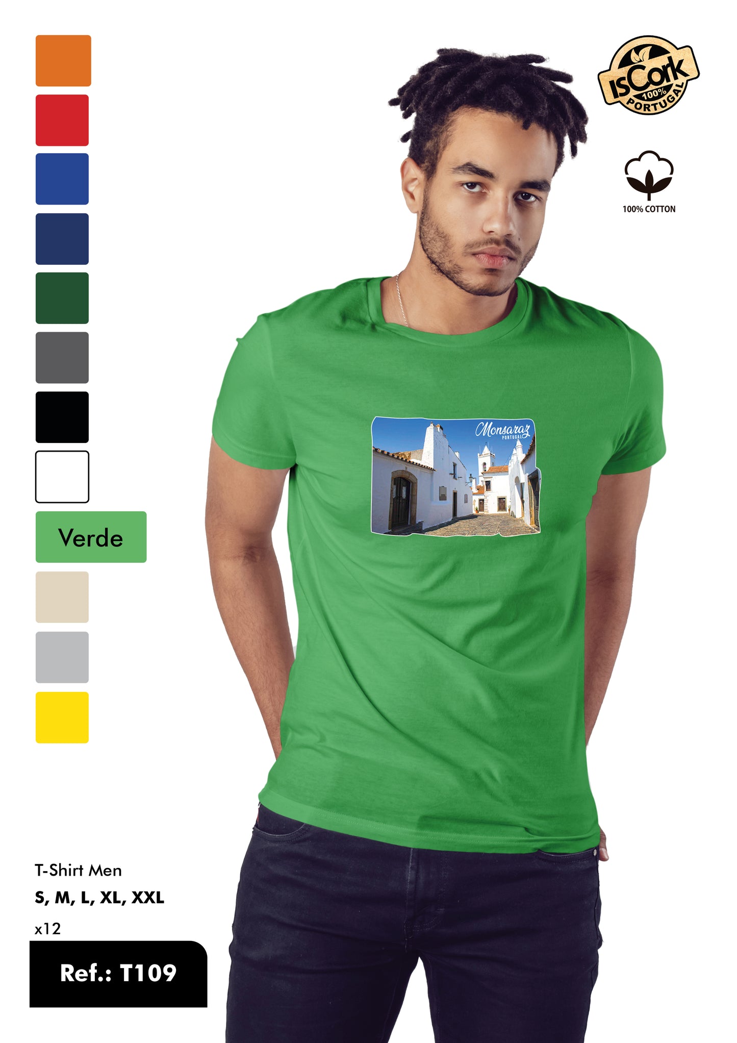 T-Shirt Adulto - Ref. T109 - Monsaraz