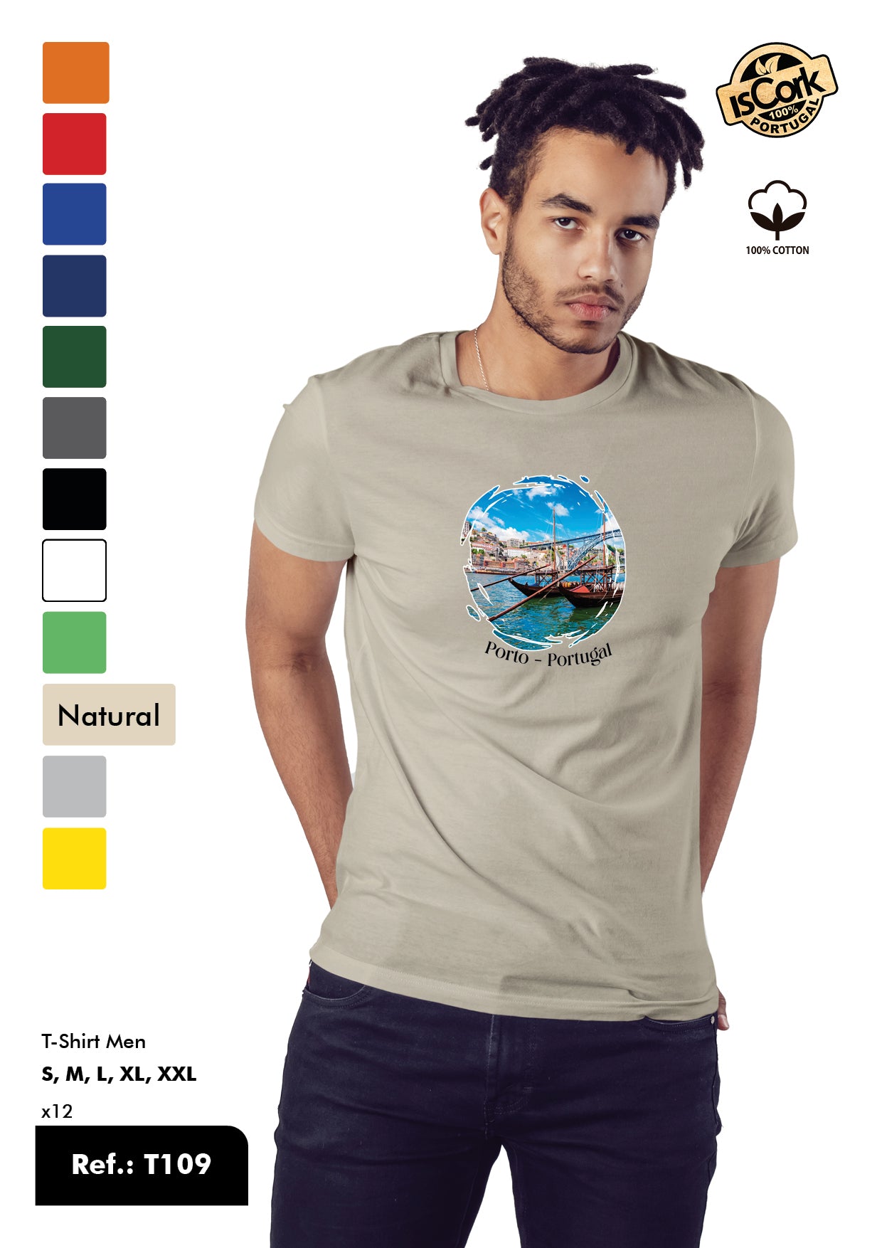 T-Shirt Adulto - Ref. T109 - Porto