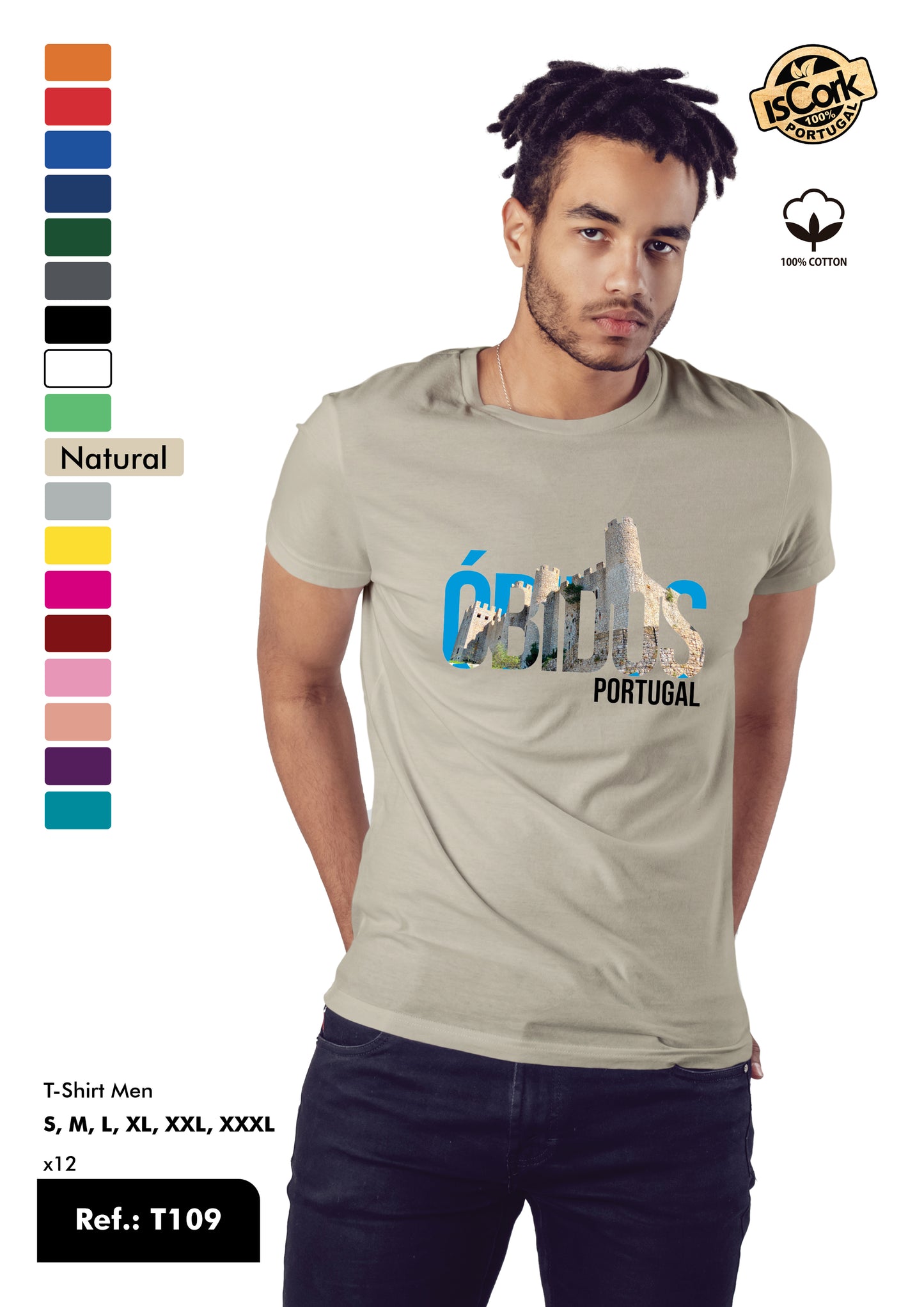T-Shirt Adulto - Ref. T109 - Óbidos