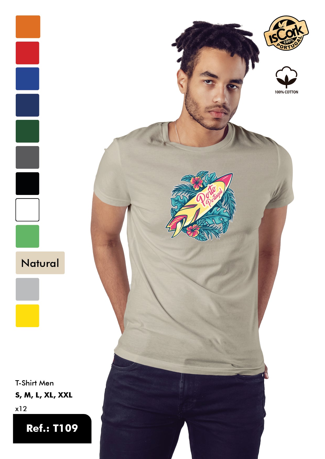 T-Shirt Adulto - Ref. T109 - Porto