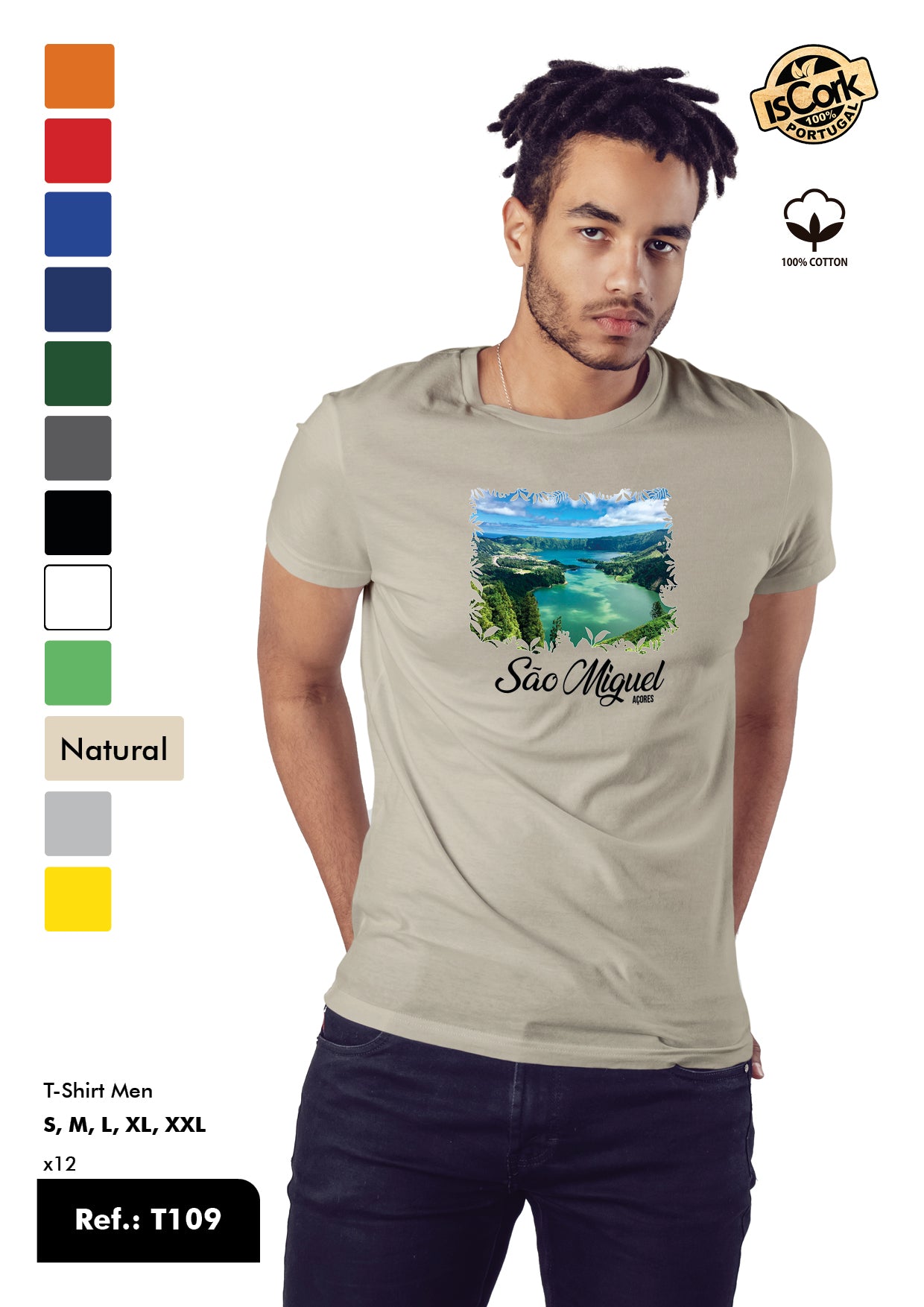 T-Shirt Adulto - Ref. T109 - São Miguel