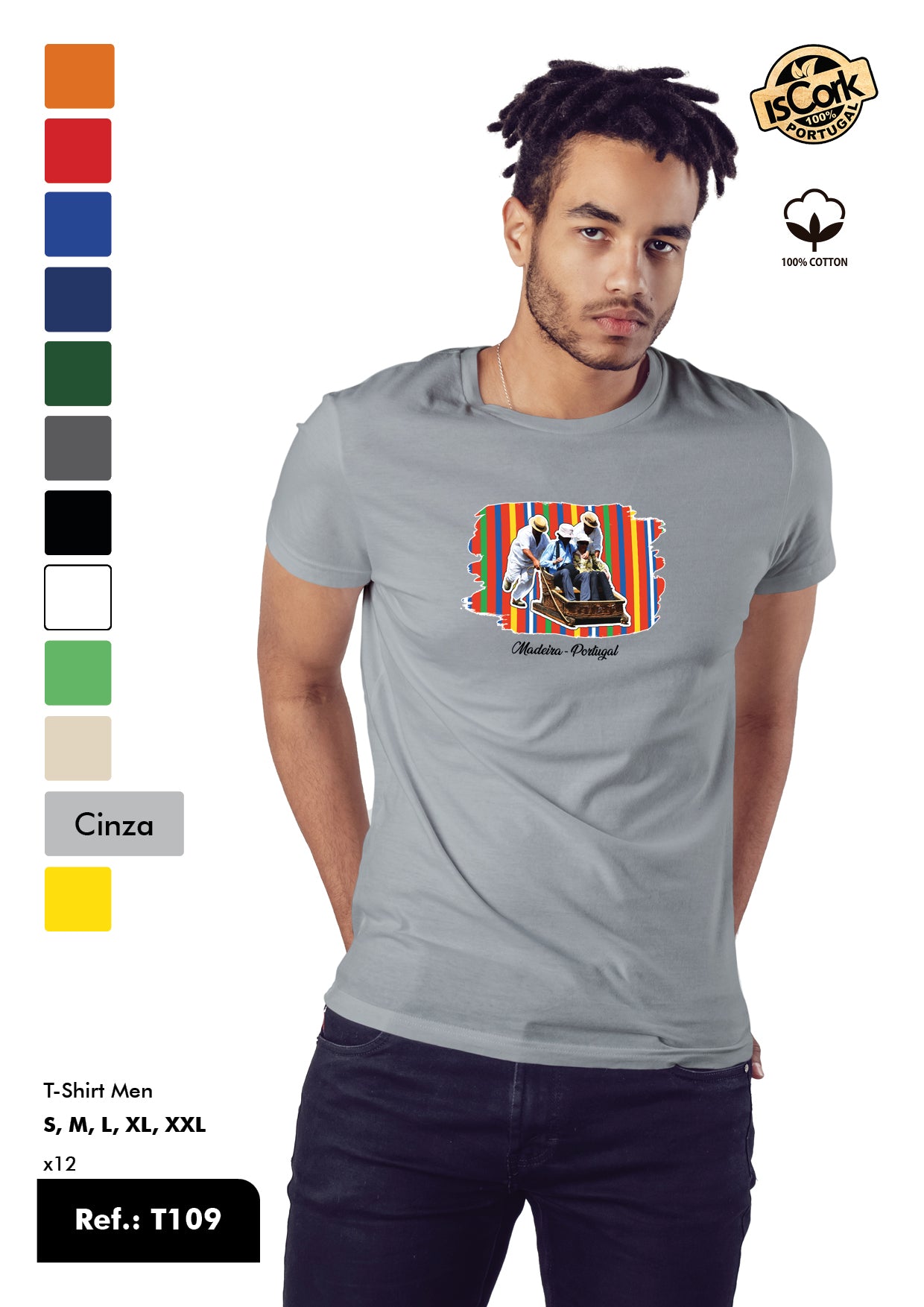 T-Shirt Adulto - Ref. T109 - Madeira