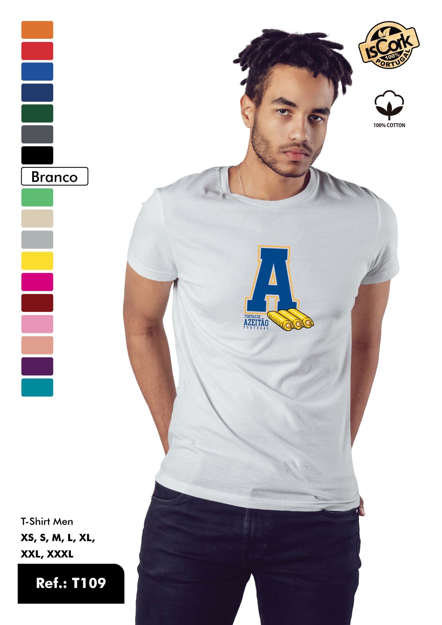 T-Shirt Adulto - Ref. T109 - Azeitão