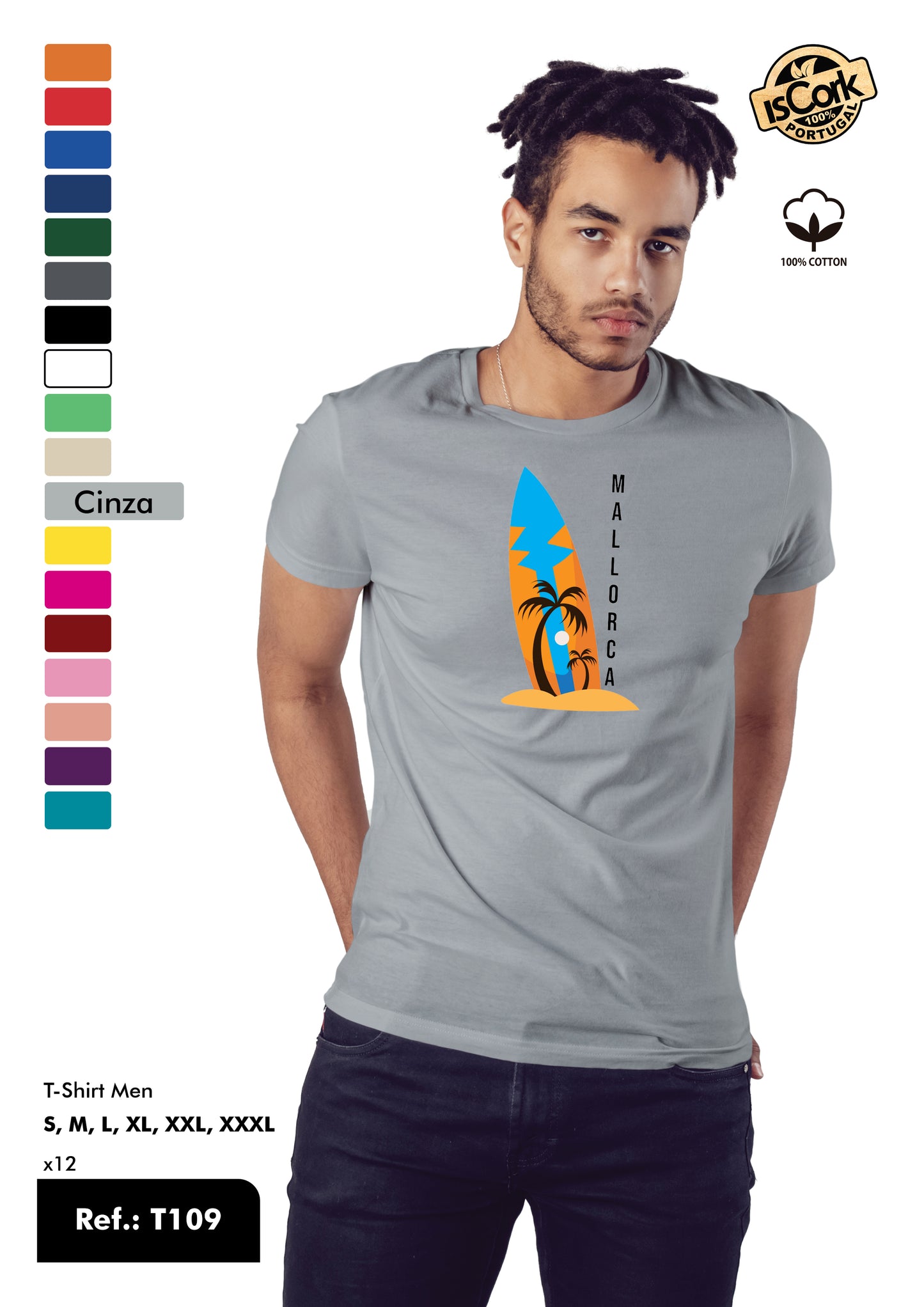 T-Shirt Adulto - Ref. T109 - Mallorca