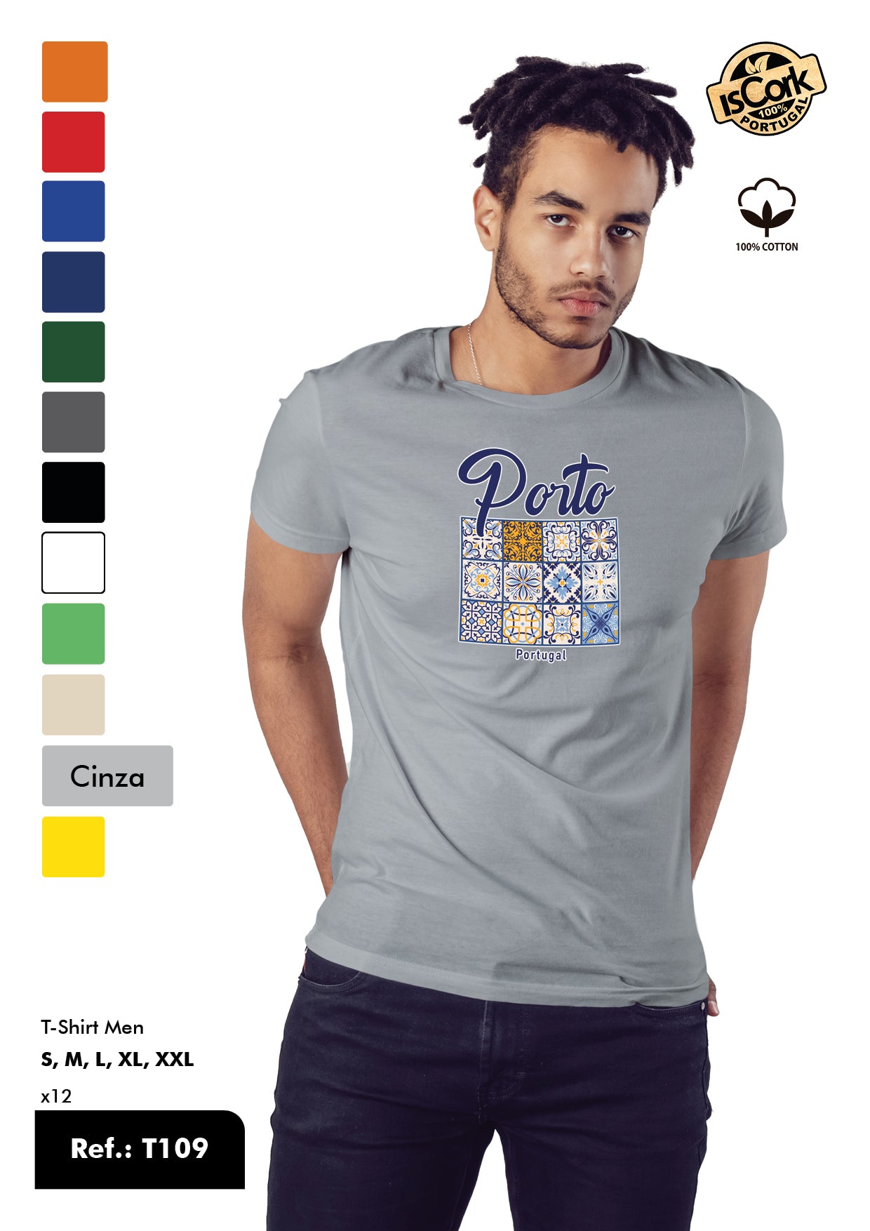 T-Shirt Adulto - Ref. T109 - Porto
