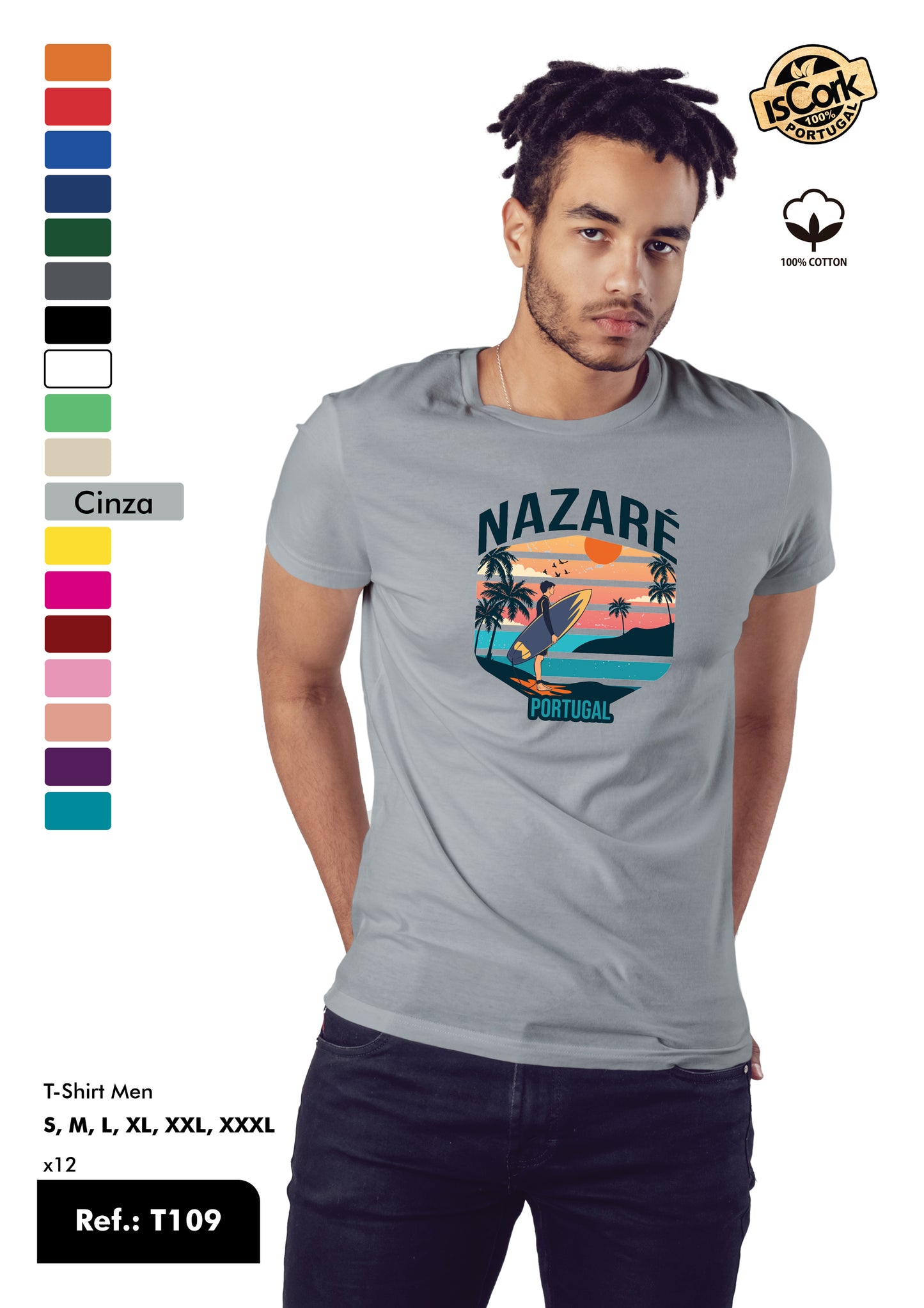 T-Shirt Adulto - Ref. T109 - Nazaré