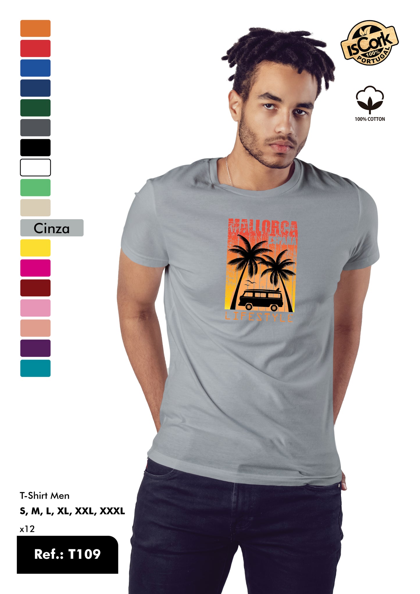 T-Shirt Adulto - Ref. T109 - Mallorca