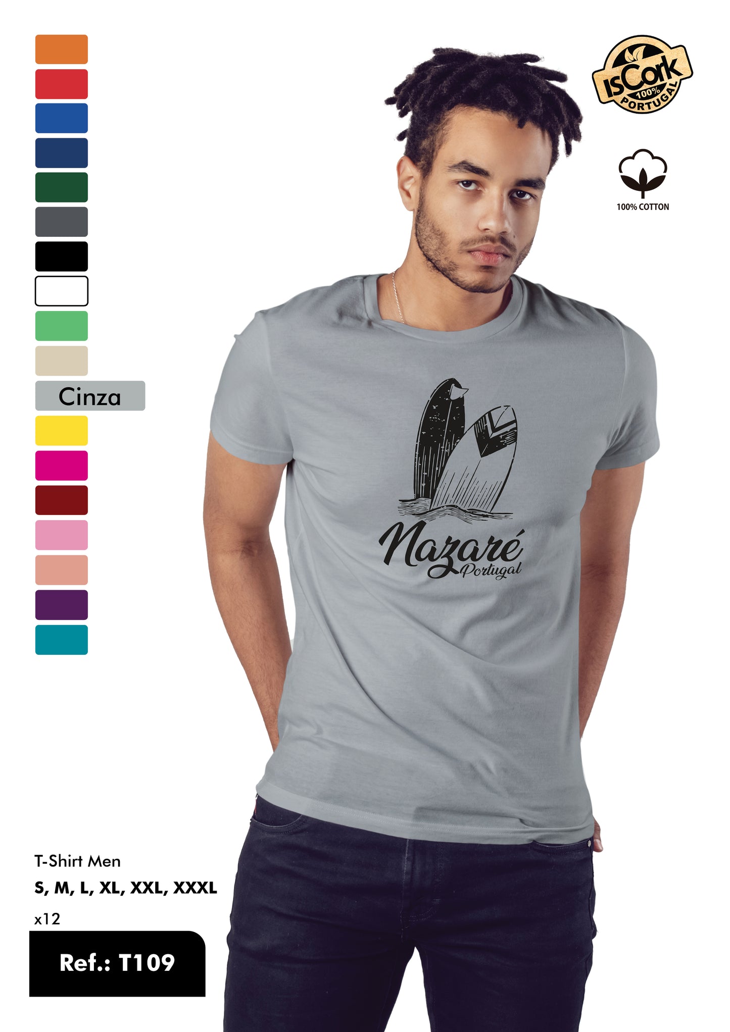 T-Shirt Adulto - Ref. T109 - Nazaré