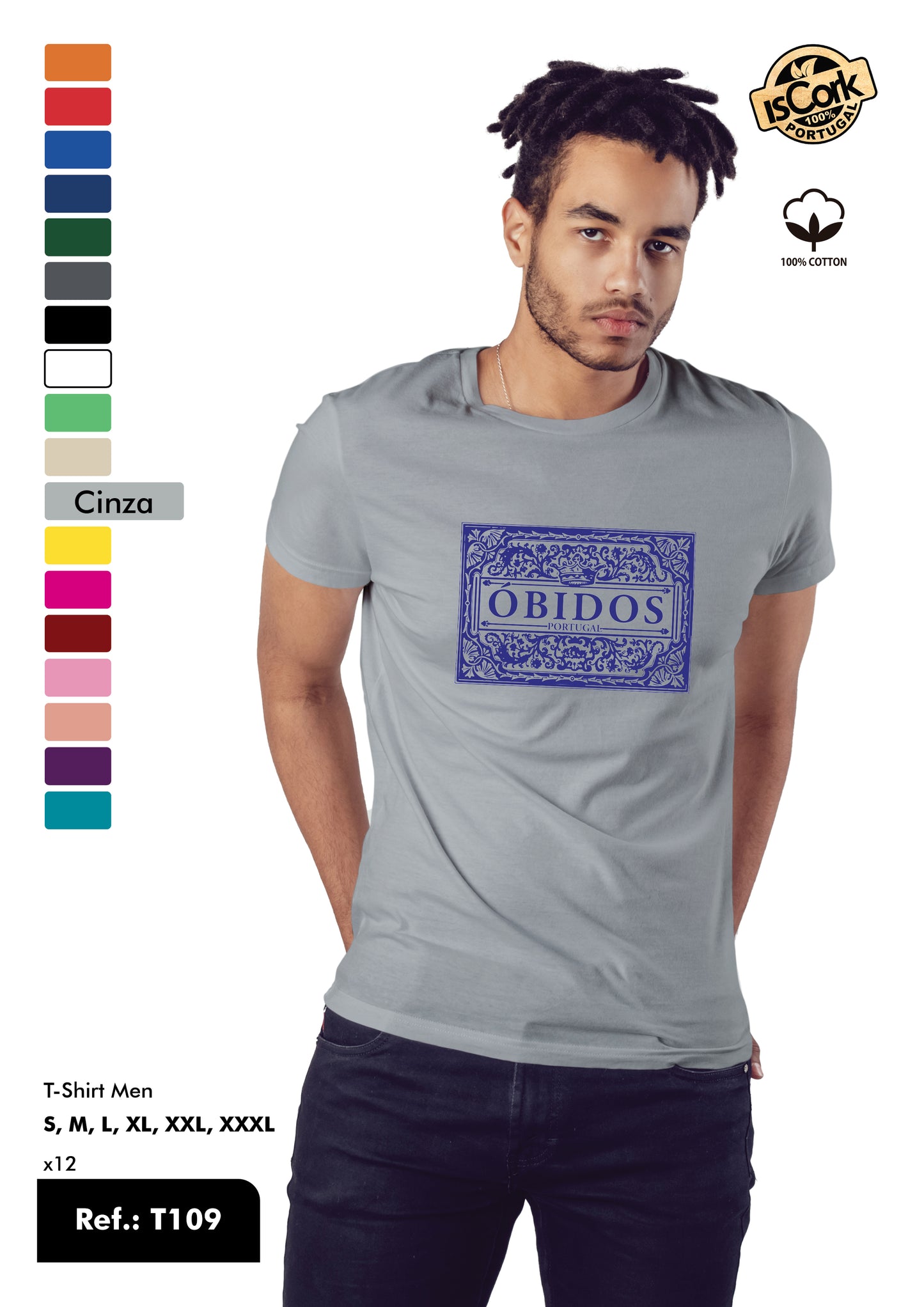 T-Shirt Adulto - Ref. T109 - Óbidos