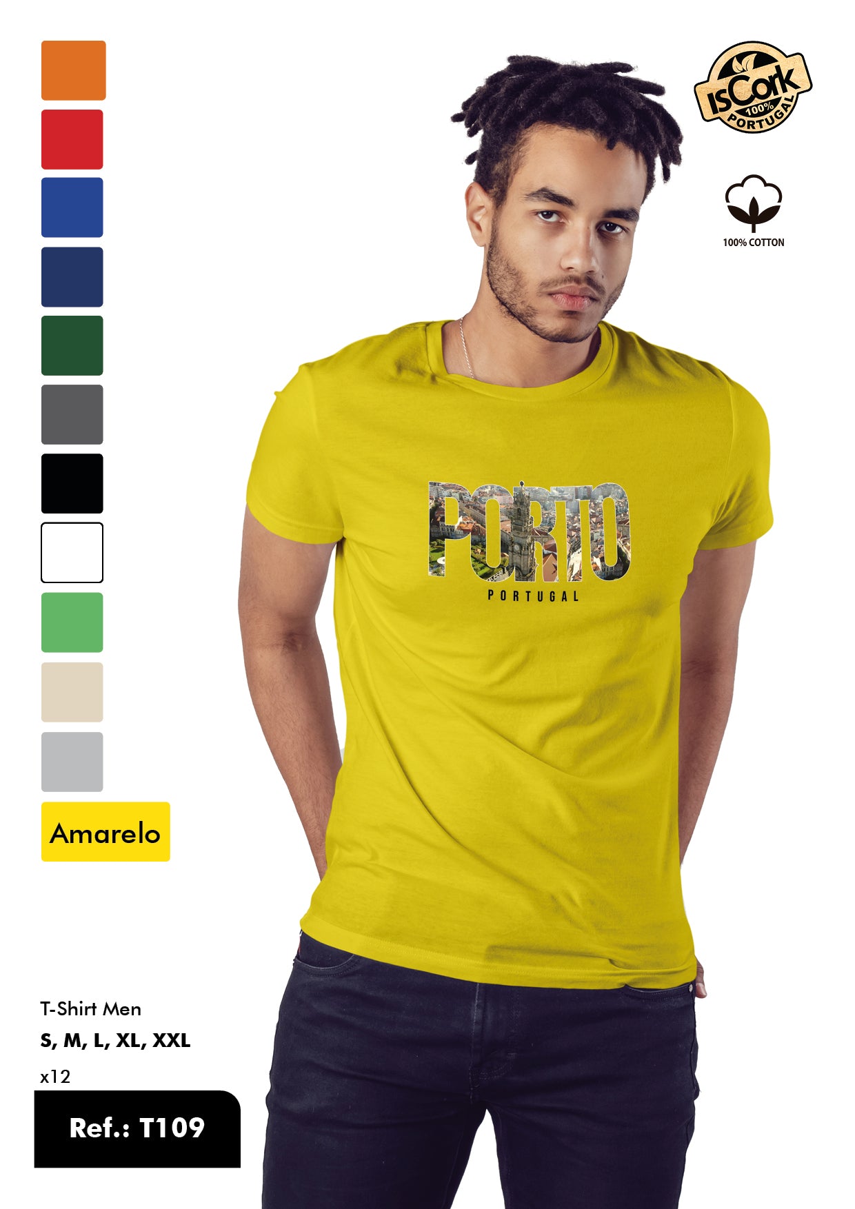 T-Shirt Adulto - Ref. T109 - Porto