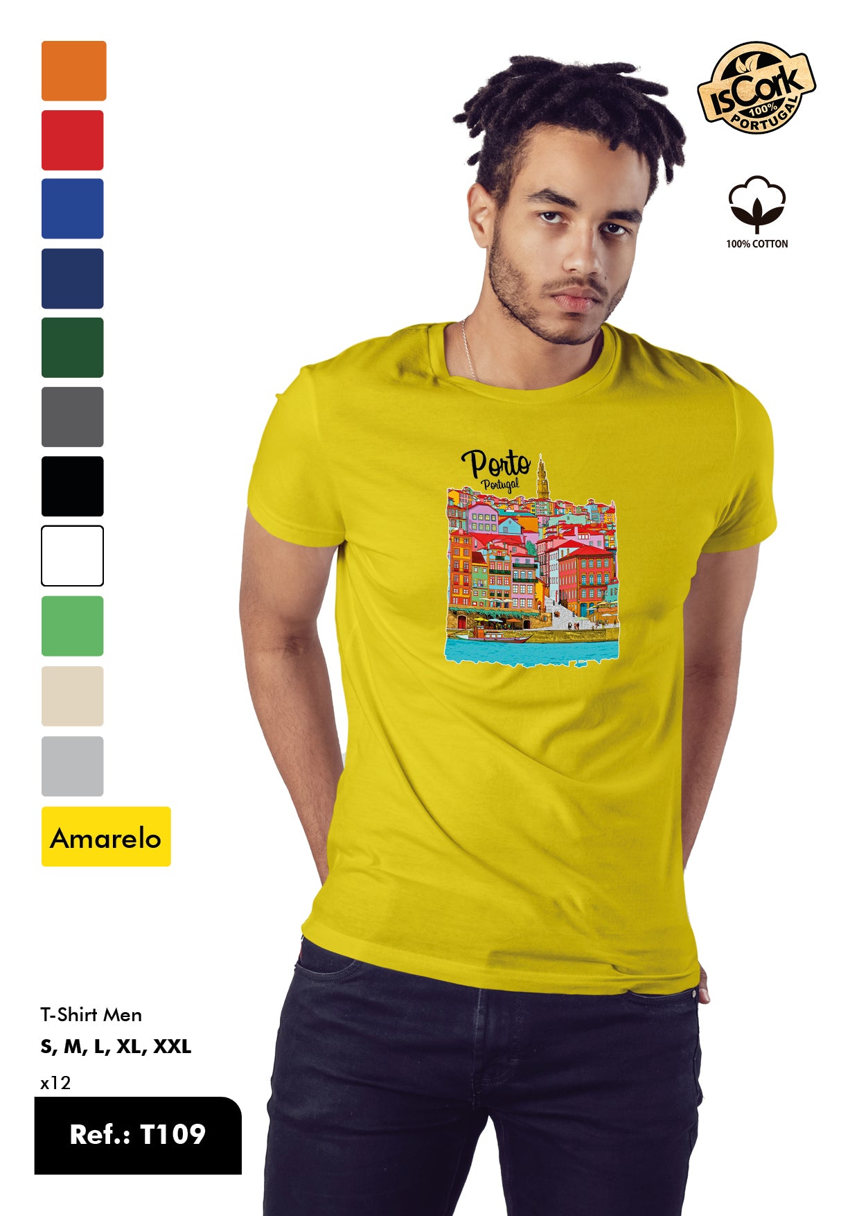 T-Shirt Adulto - Ref. T109 - Porto