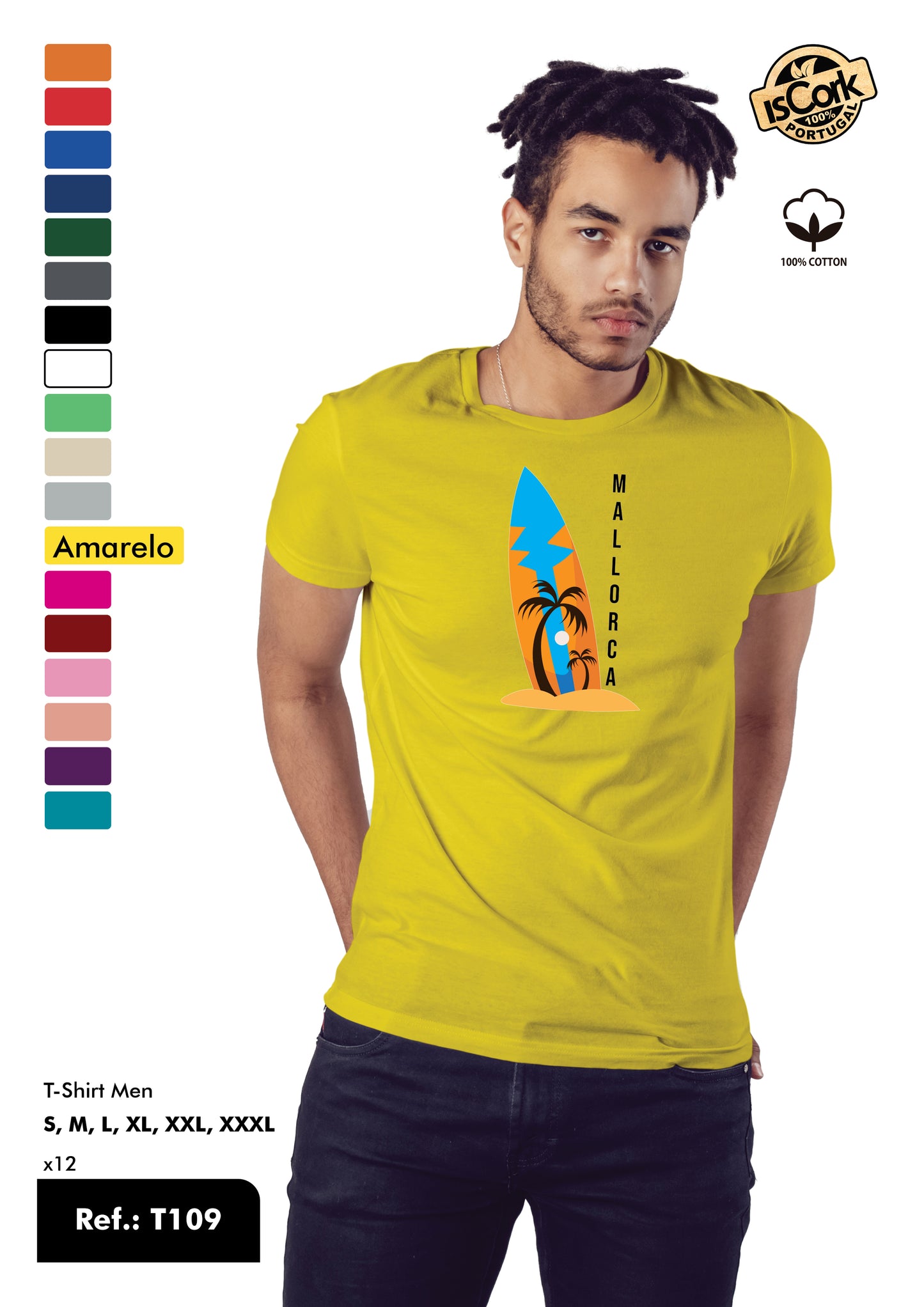 T-Shirt Adulto - Ref. T109 - Mallorca