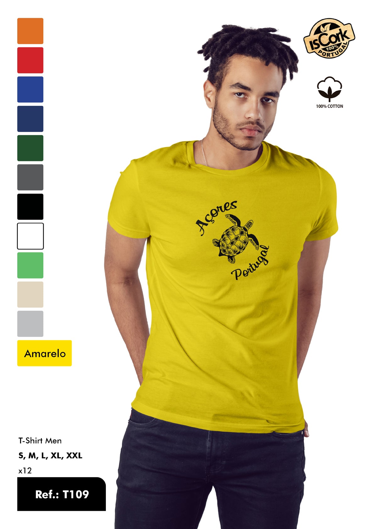 T-Shirt Adulto - Ref. T109 - Açores
