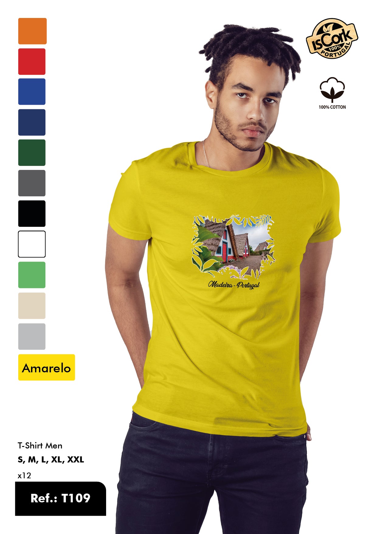T-Shirt Adulto - Ref. T109 - Madeira