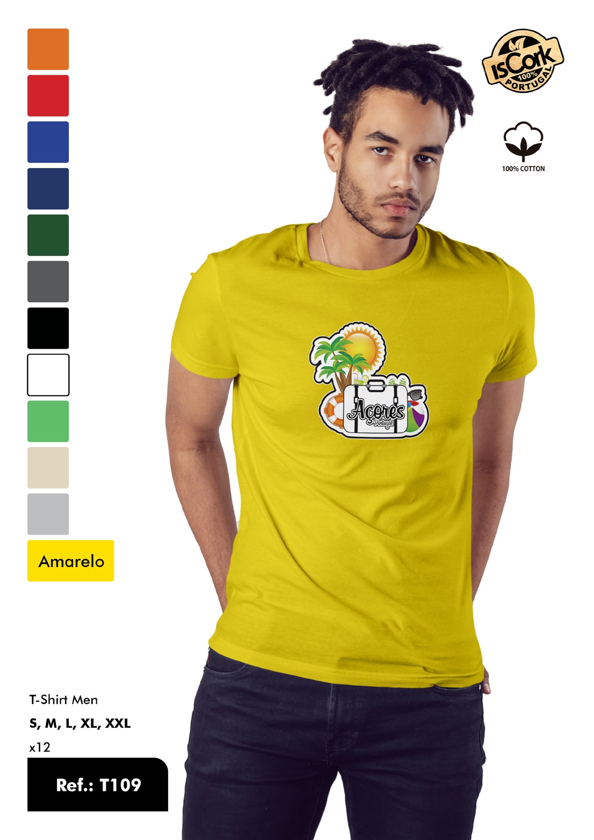 T-Shirt Adulto - Ref. T109 - Açores