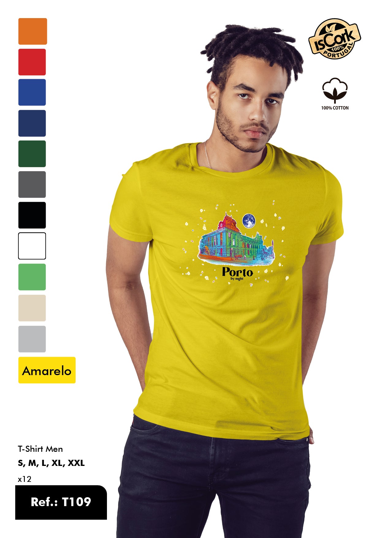 T-Shirt Adulto - Ref. T109 - Porto