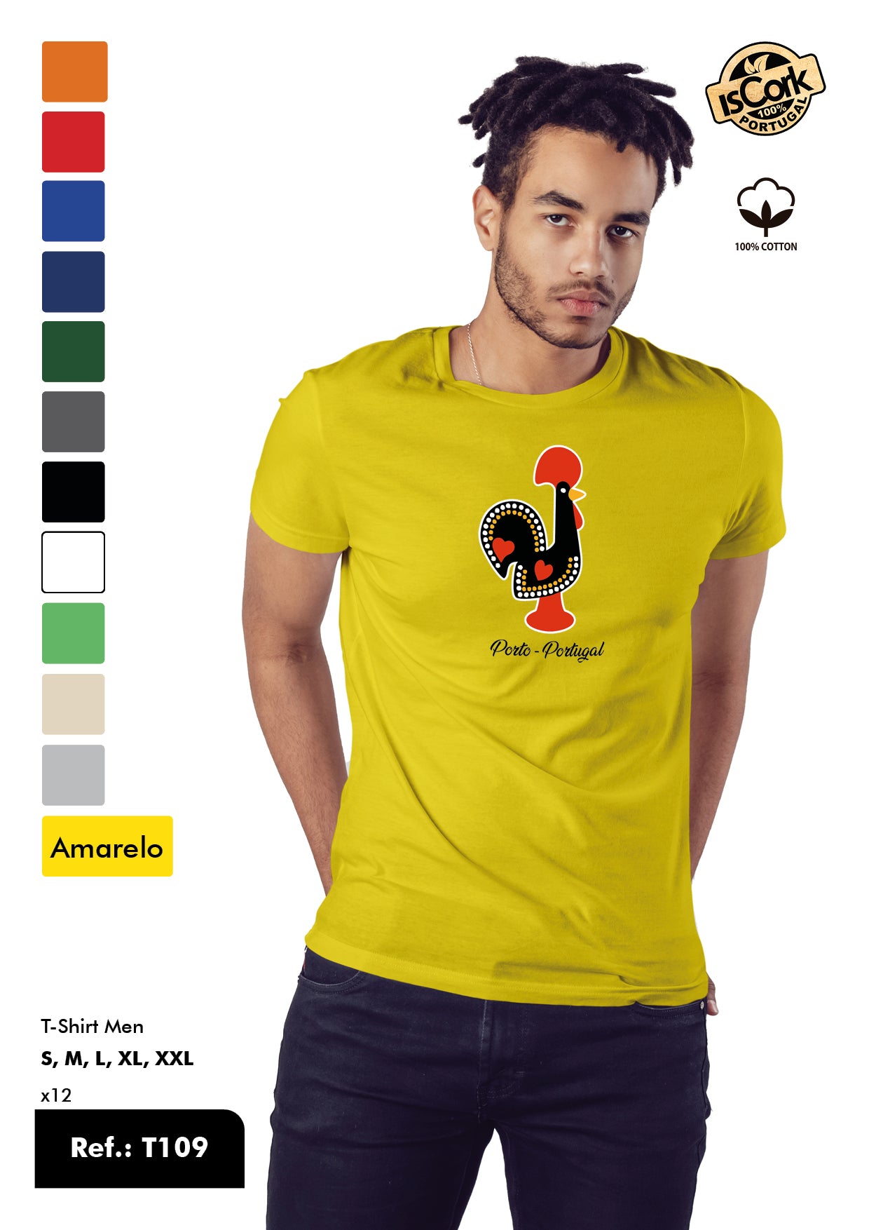 T-Shirt Adulto - Ref. T109 - Porto