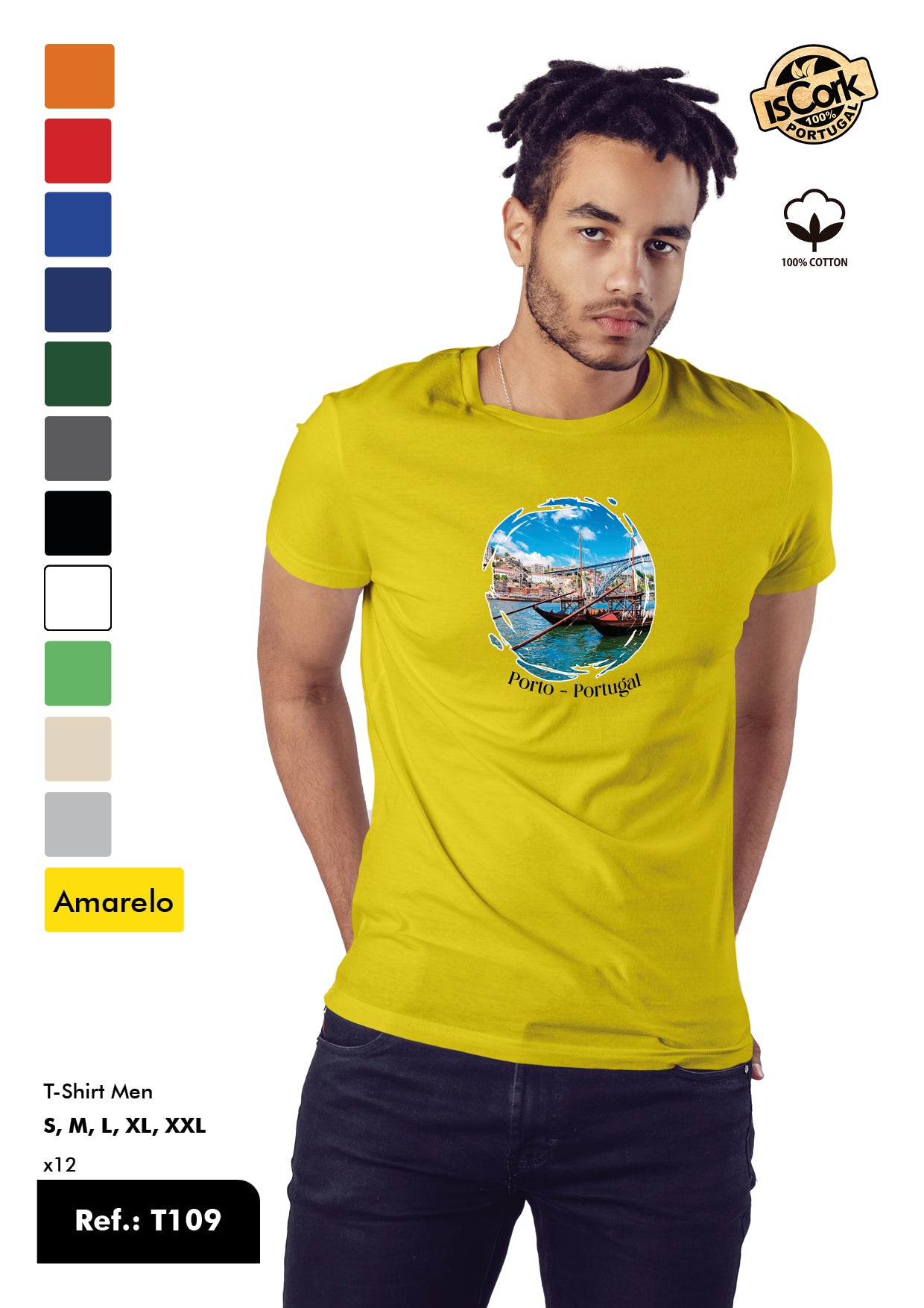 T-Shirt Adulto - Ref. T109 - Porto
