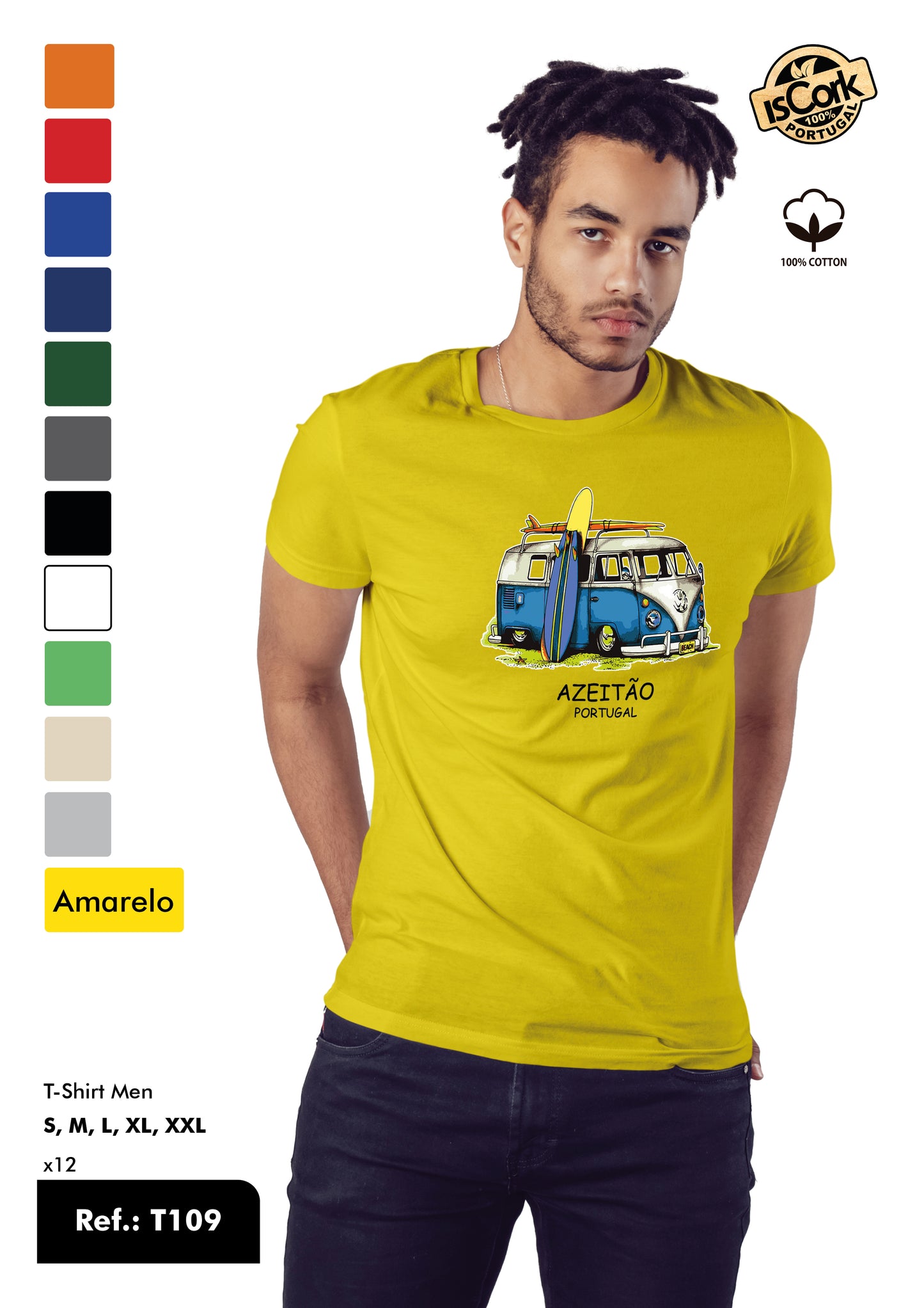 T-Shirt Adulto - Ref. T109 - Azeitão