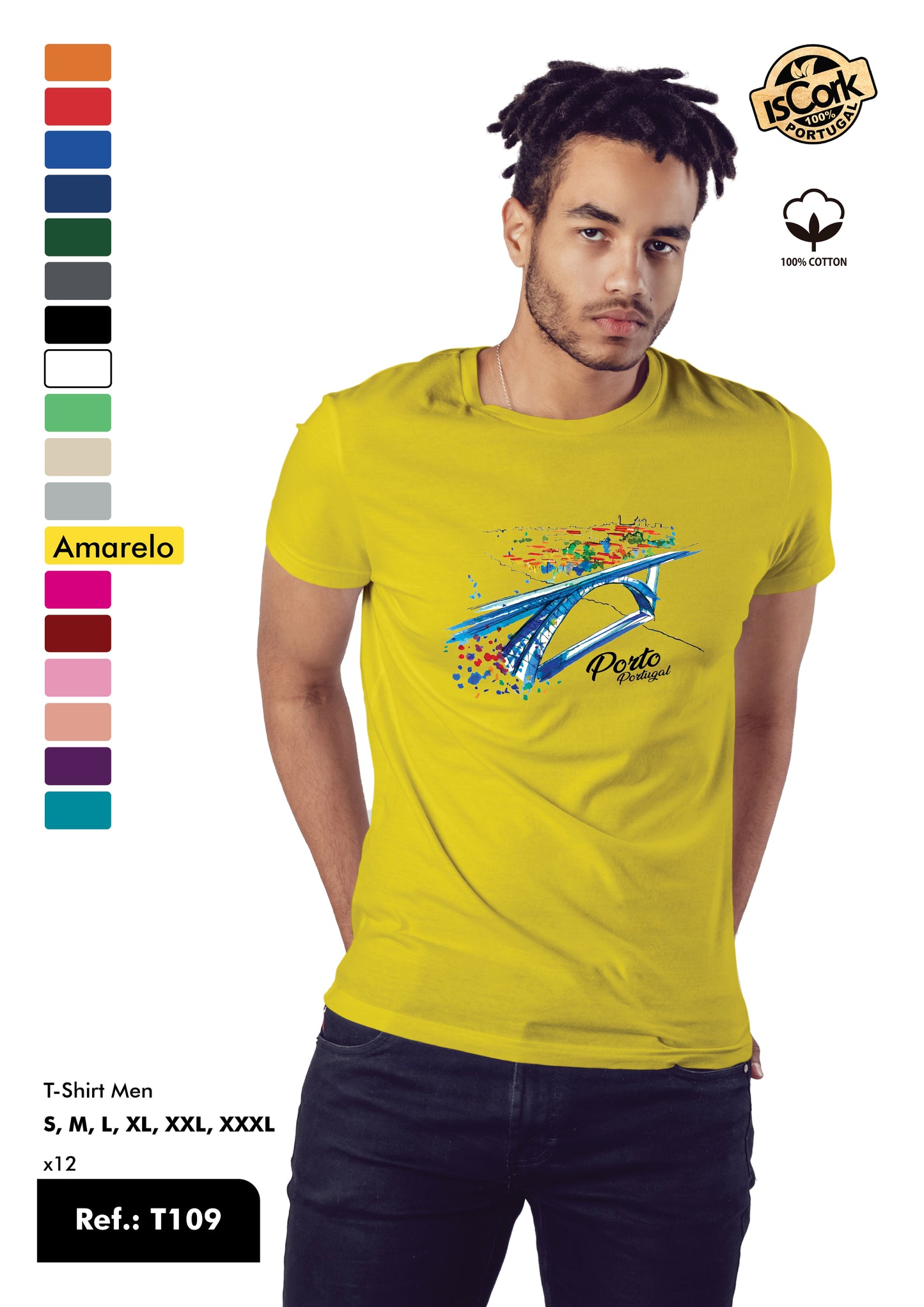 T-Shirt Adulto - Ref. T109 - Porto